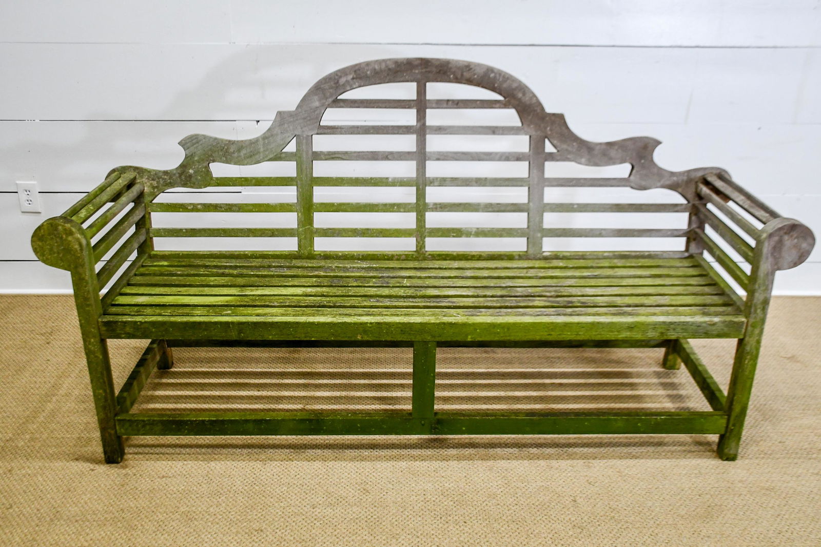 English Teak Wood Garden Bench 41"H,   77"  x   26" (1 of 3)