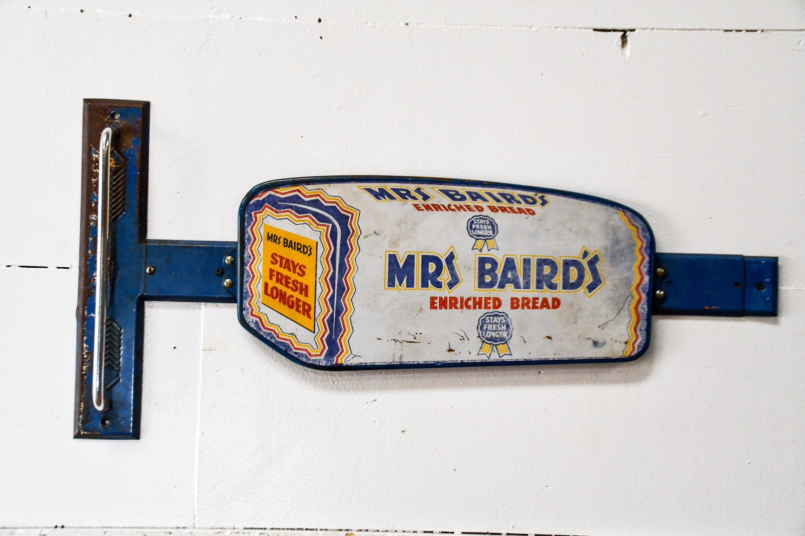 Mrs. Baird's Bakery Store Door Handle 15" x 31": Mrs. Baird's Bakery Store Door Handle 15" x 31"