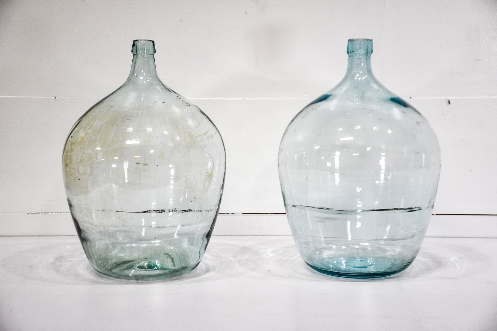 French Demijohn X-2     /     bottle   -   20"H,   13" (1 of 4)