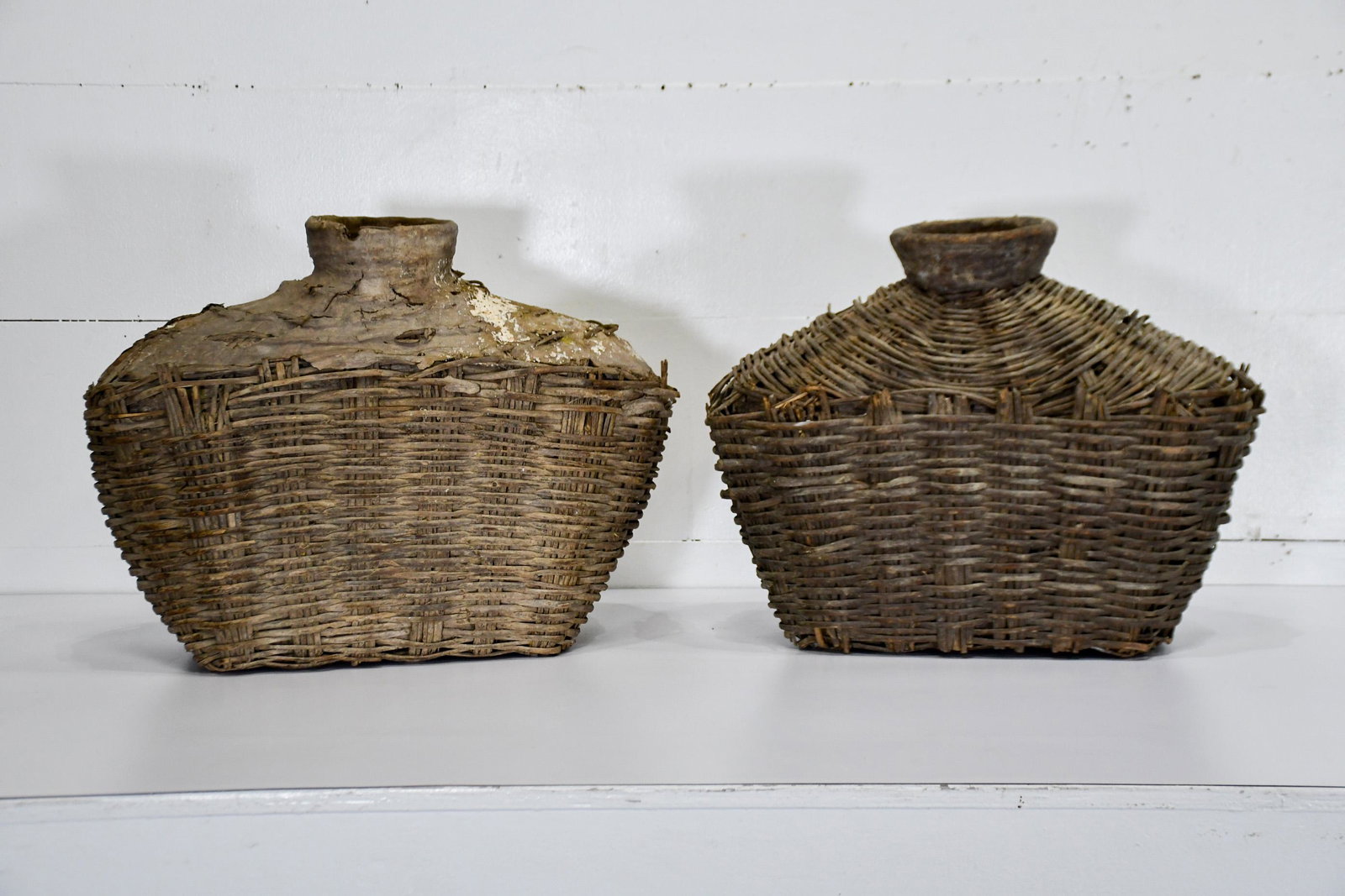 Early Fish Gathering Basket X-2       /      18 1/2"H, (1 of 7)