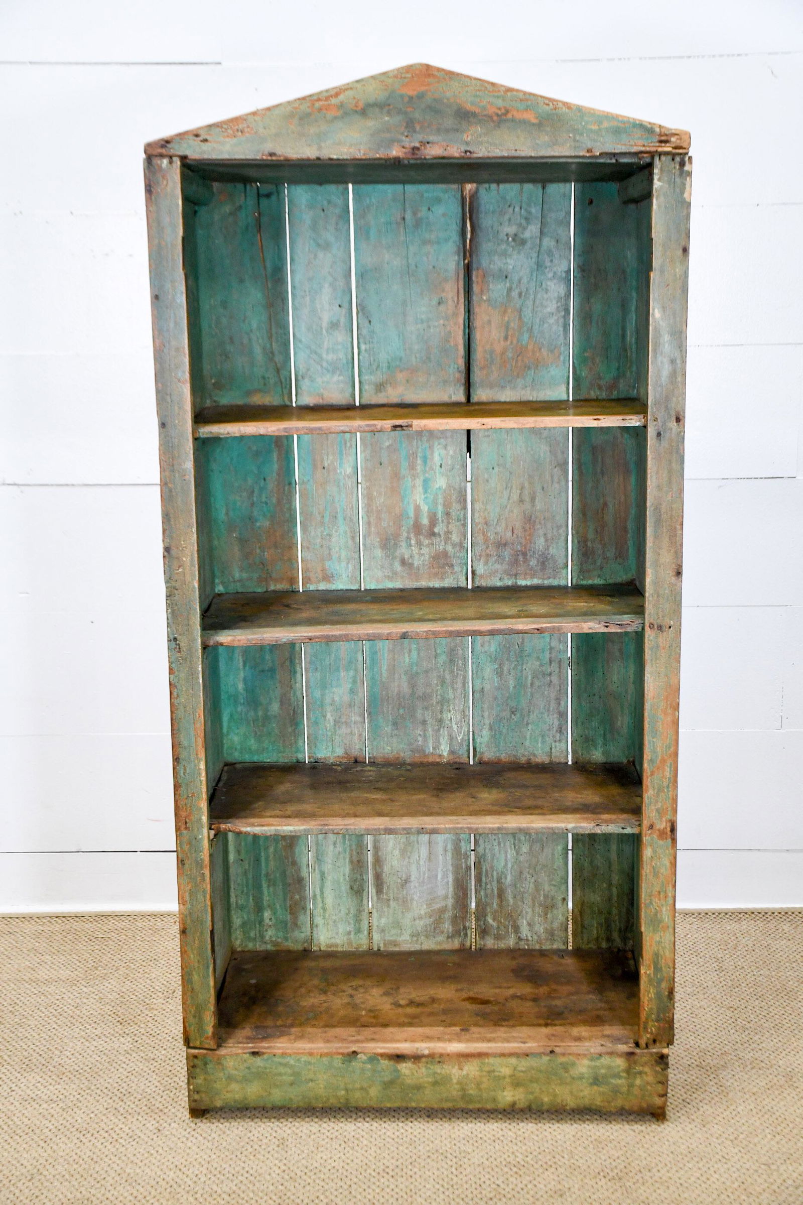 Texas Green Painted Store Display Shelf 69 1/2"H,   33 (1 of 5)