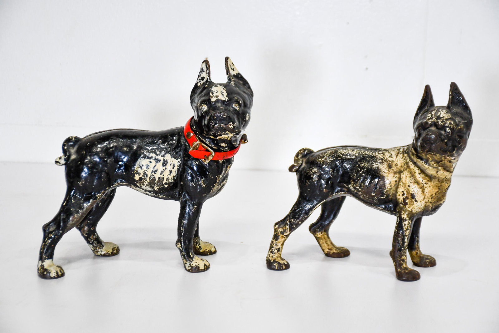 2pc. Lot of Cast Iron Dog Door Stops 9 3/4"H,   9 3/4" (1 of 4)