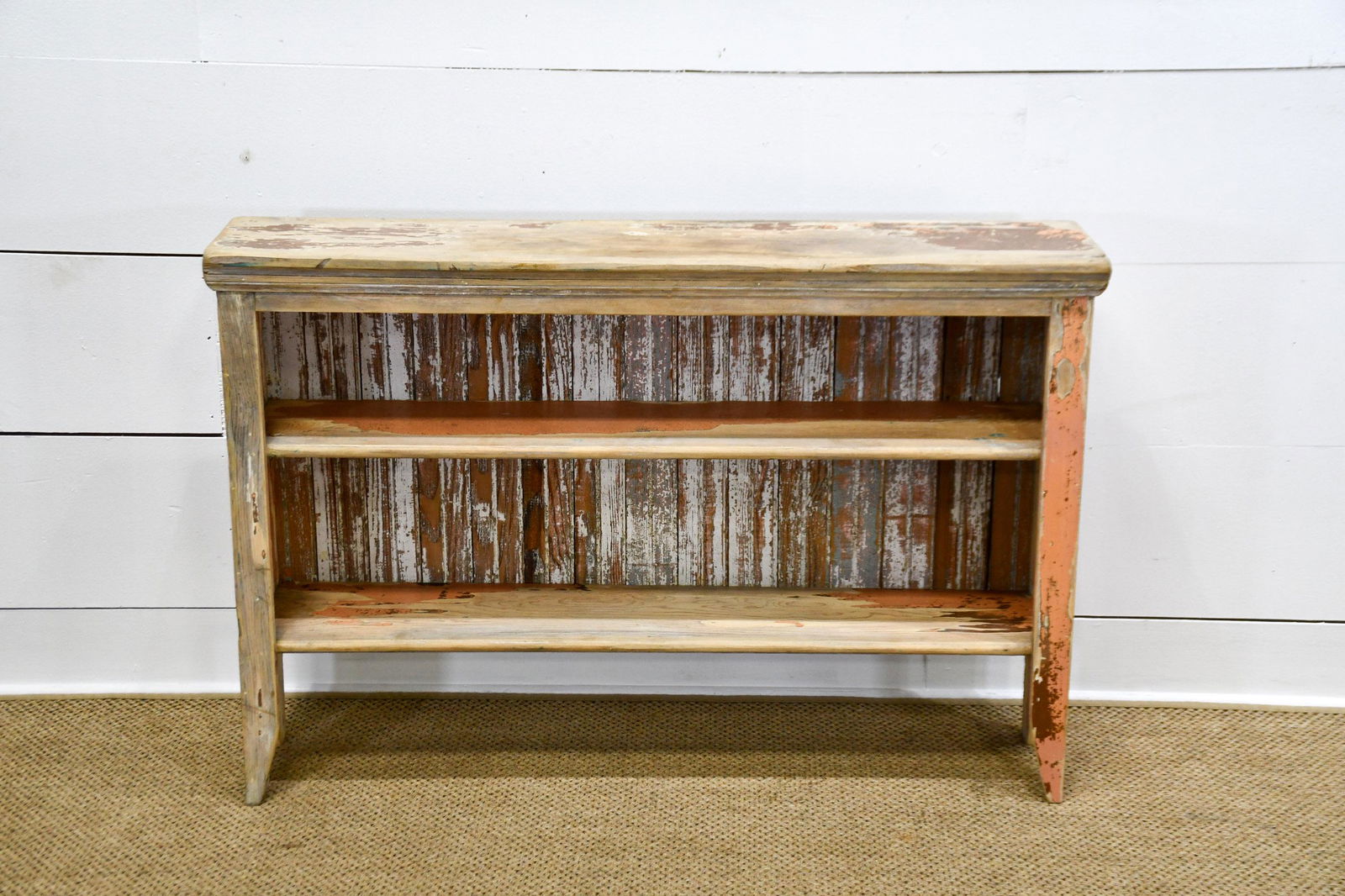 Painted Crock Shelf 32 1/2"H,   48"  x   10 1/2" (1 of 4)