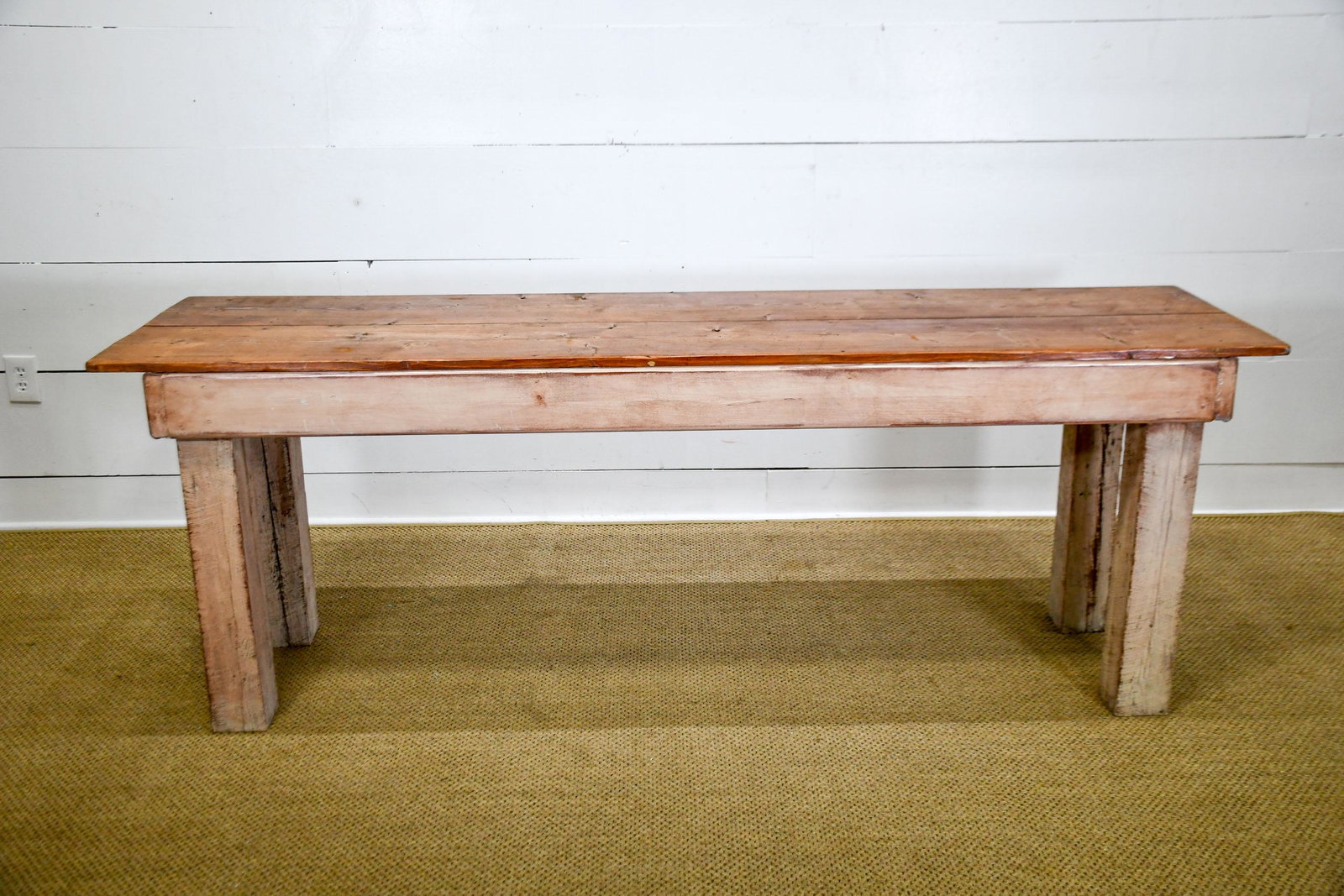 Painted Work Table 30"H, 84" x 22 1/2": Painted Work Table 30"H, 84" x 22 1/2"