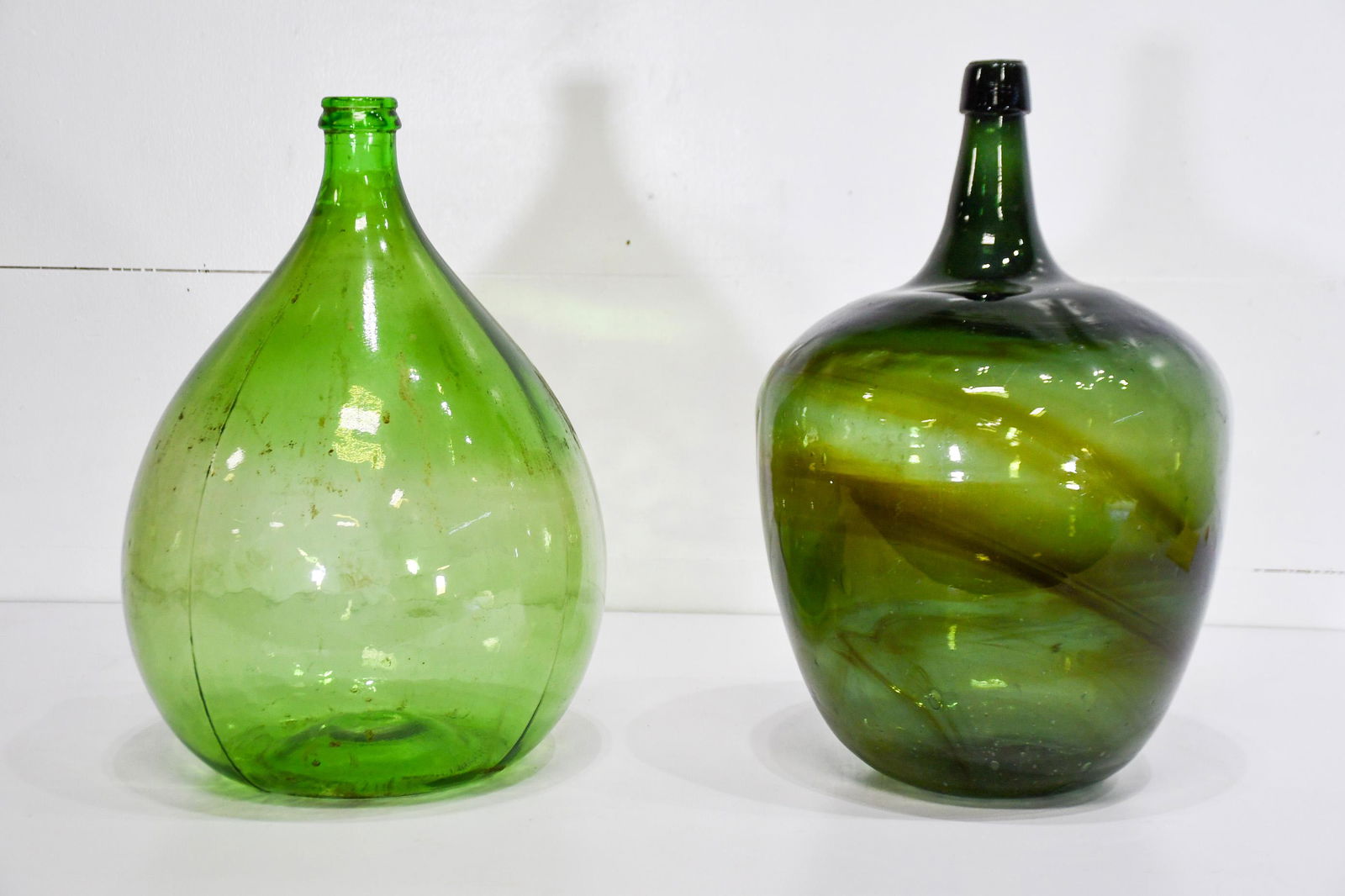 2 pc Demi John Lot 21"H,   13" diam.       / (1 of 5)