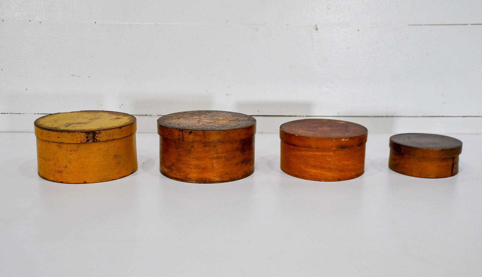 4-PC Lot of Country Pantry Boxes largest  -   5"H,   9 (1 of 5)