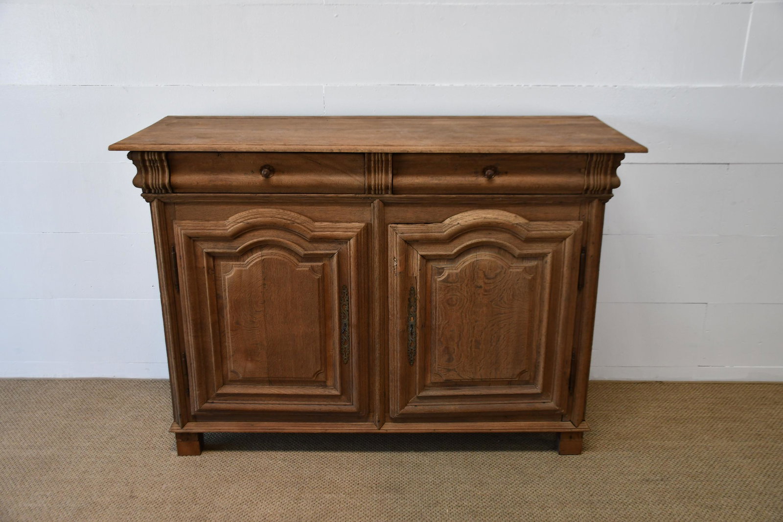 19th C. French Bleached Sideboard (1 of 8)