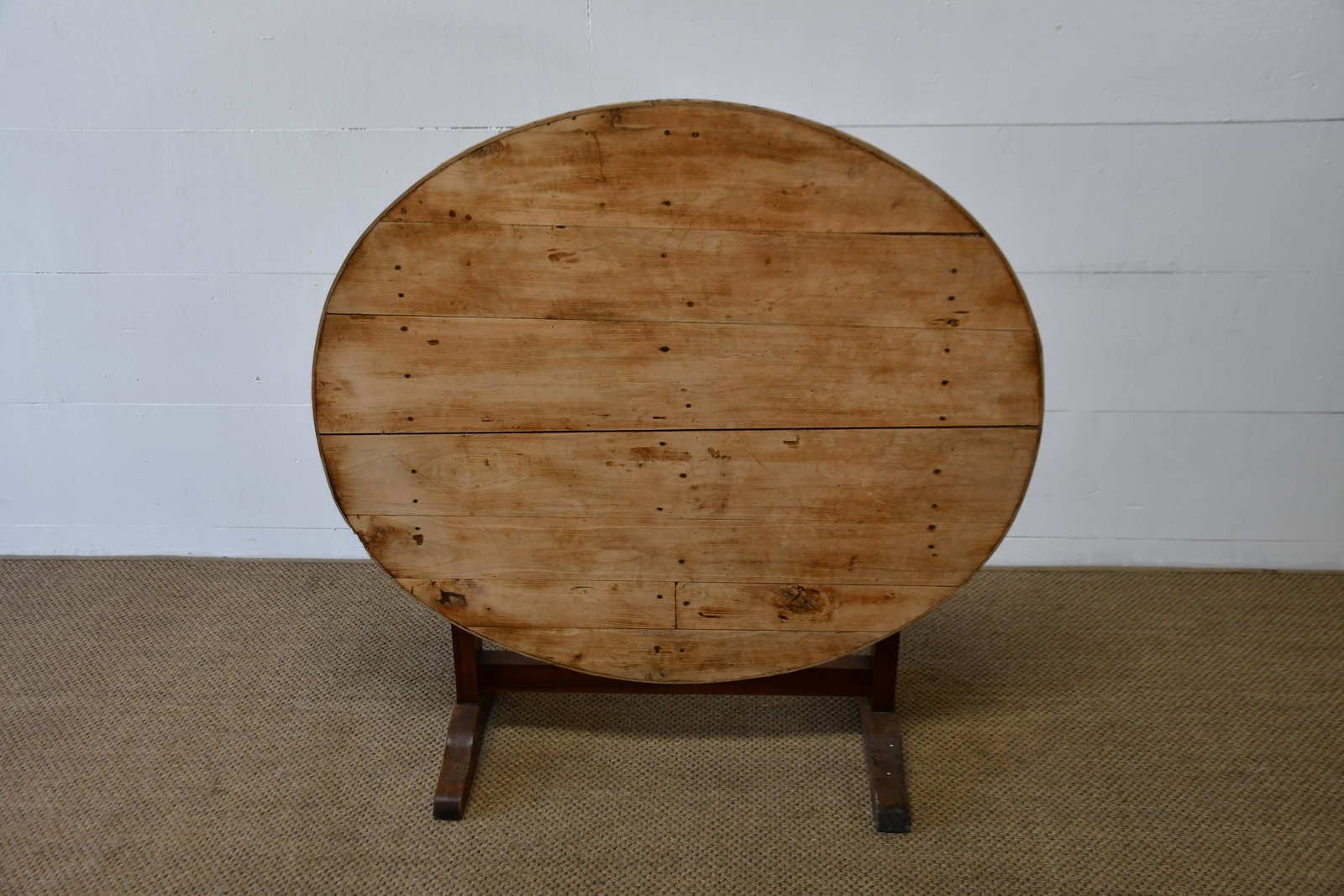 19th C. French Tilt-top Wine Tasting Table: 19th C. French Tilt-top Wine Tasting Table