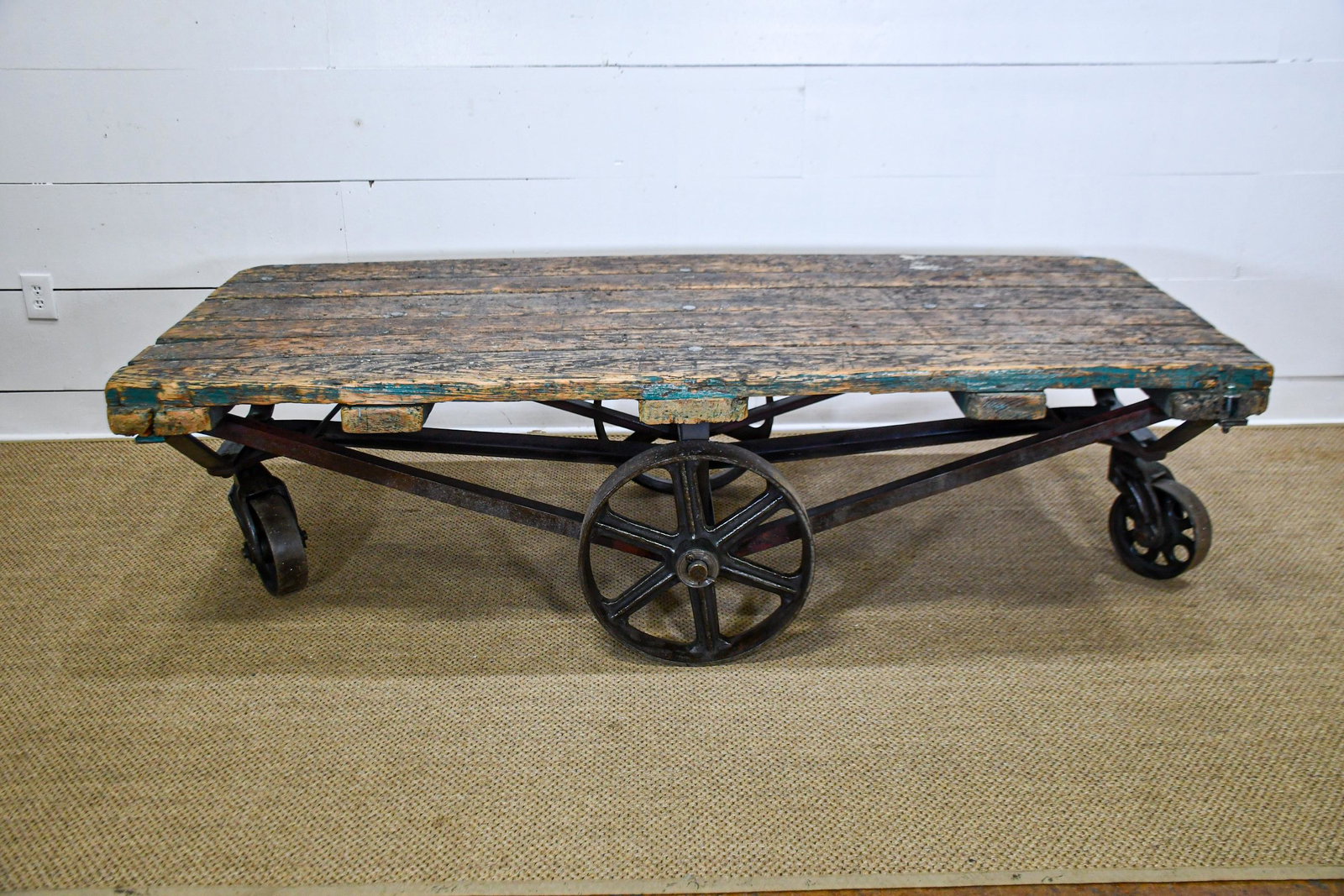 Early Industrial Warehouse Cart (1 of 5)