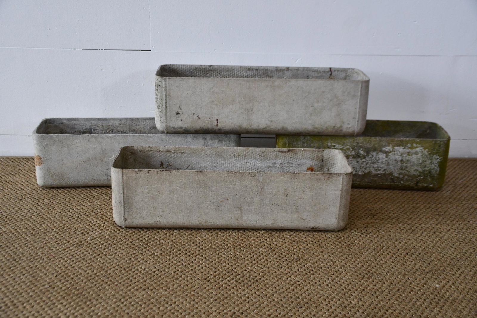 4pc. Lot of Willy Guhl Planters 6"H, 24" x 6" (1 of 4)