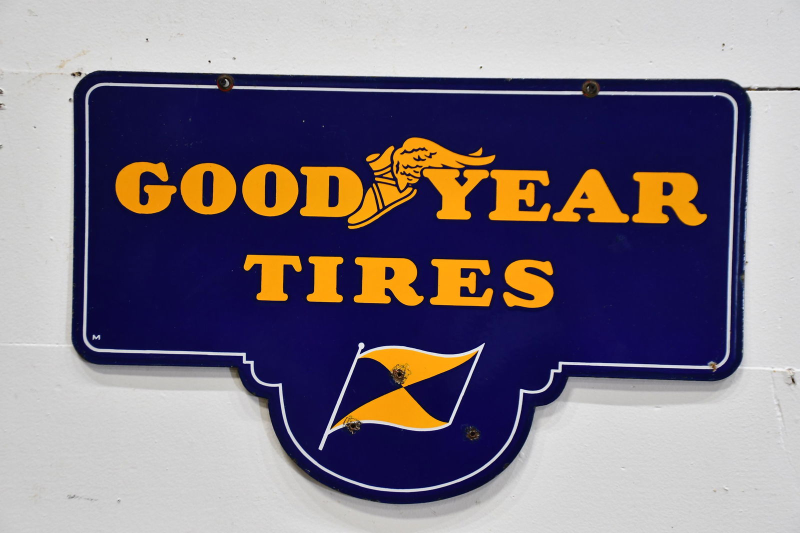 DSP Goodyear Tire Sign 18" x 27 1/2" (1 of 4)