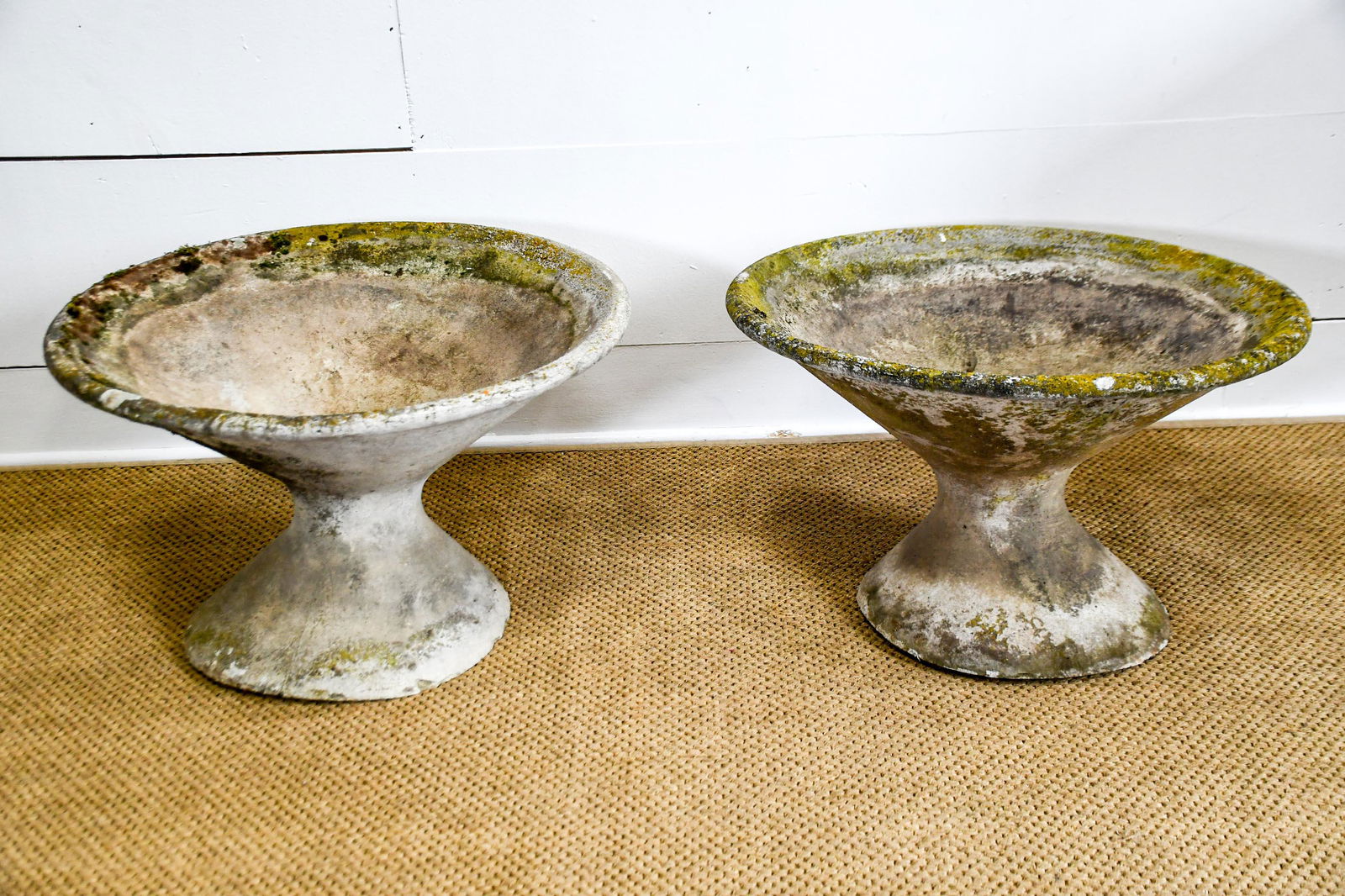 Pair of  Willy Guhl Planters 14 1/2"H,   25 1/4" diam. (1 of 5)