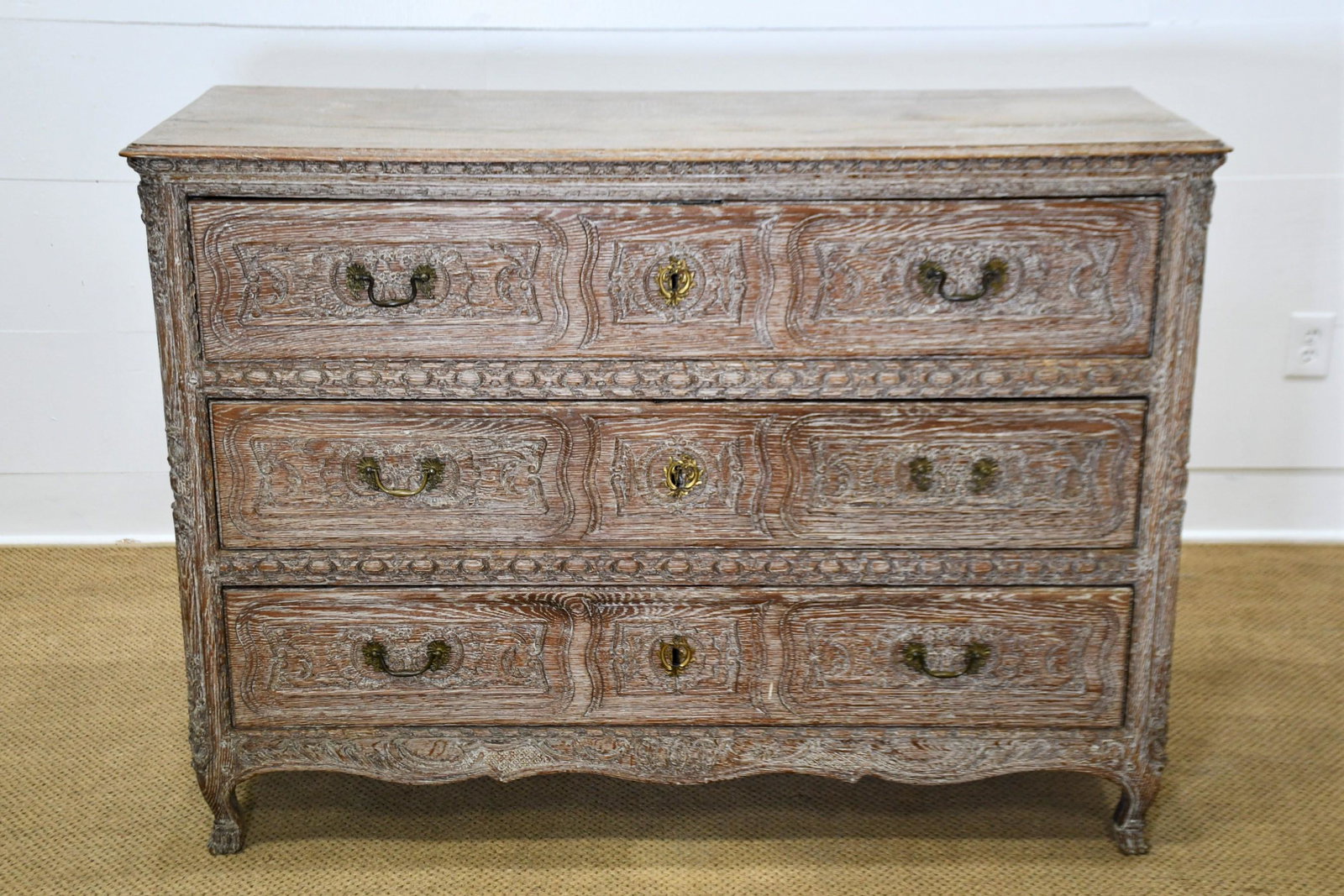 French Painted Chest of Drawers 39 1/2"H,   54"  x   20 (1 of 4)
