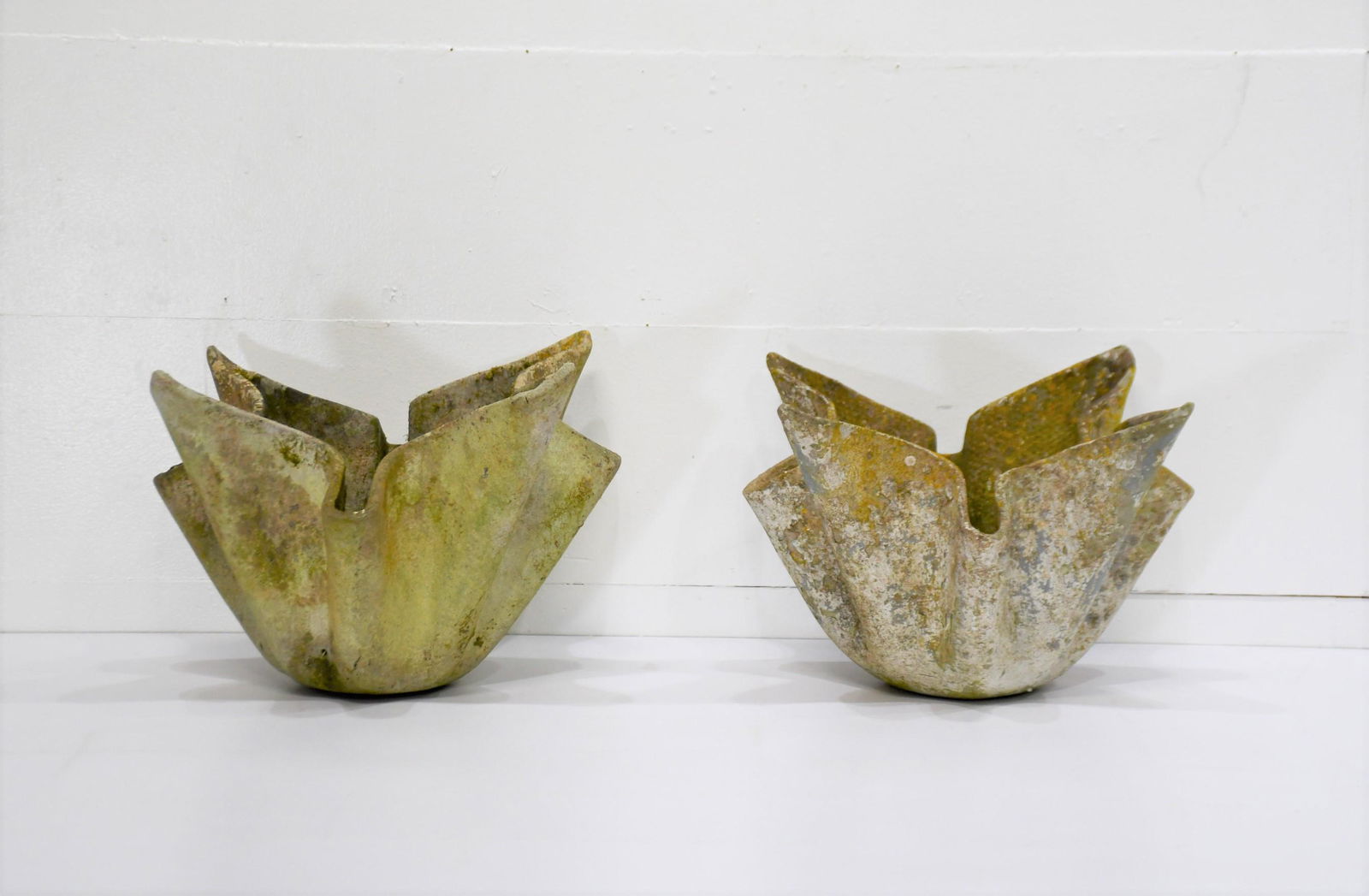 Pair of French Willy Guhl Handkerchief Planters 13 (1 of 8)