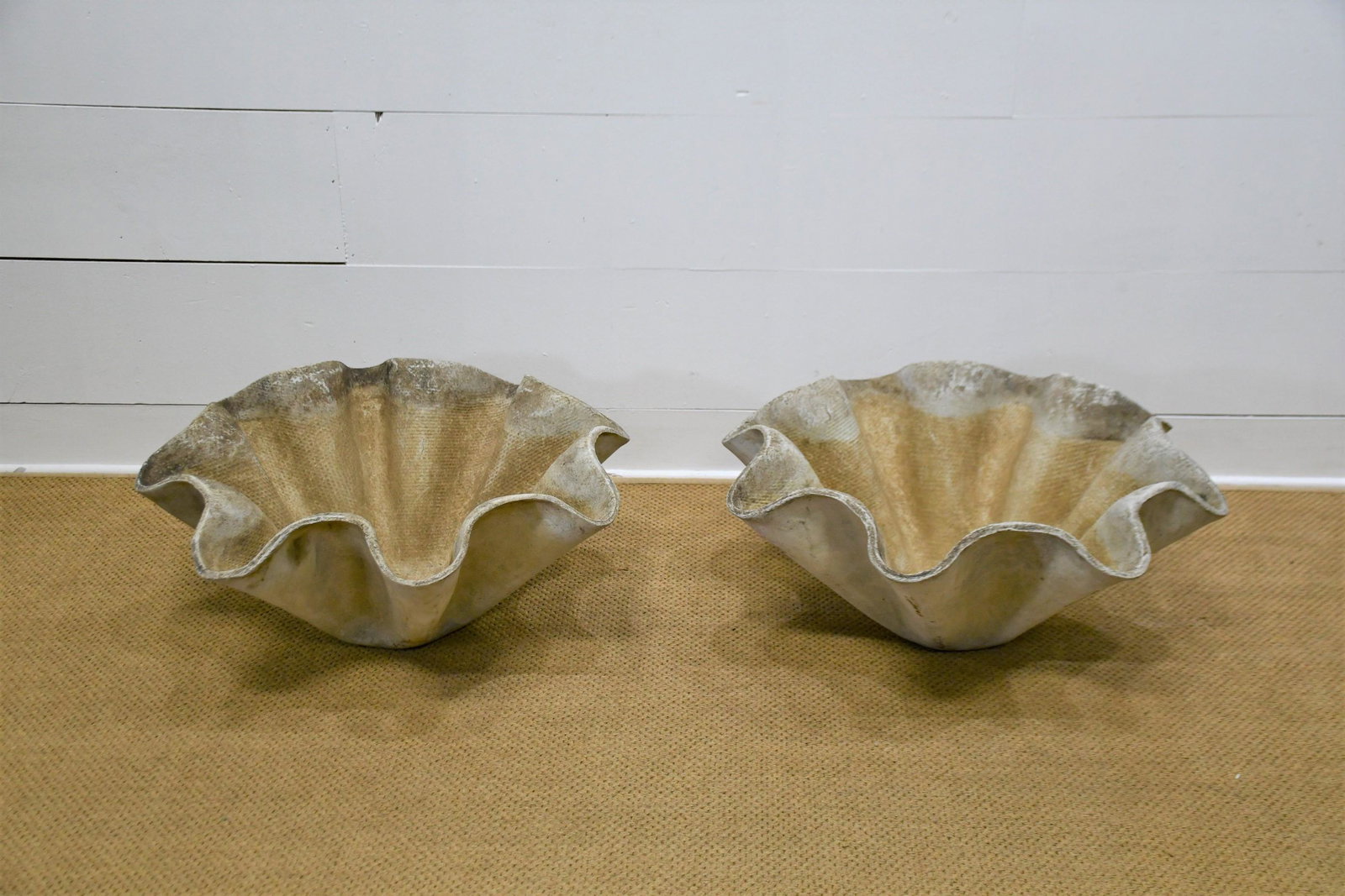 Pair of French Willy Guhl Planters 13 1/2"H,   31"  x (1 of 5)