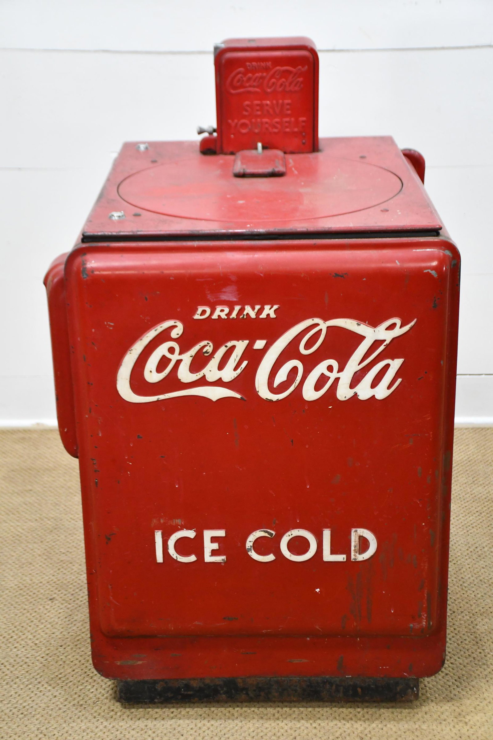 Coca - Cola Drink Machine 45"H,   28"  x   31" (1 of 5)
