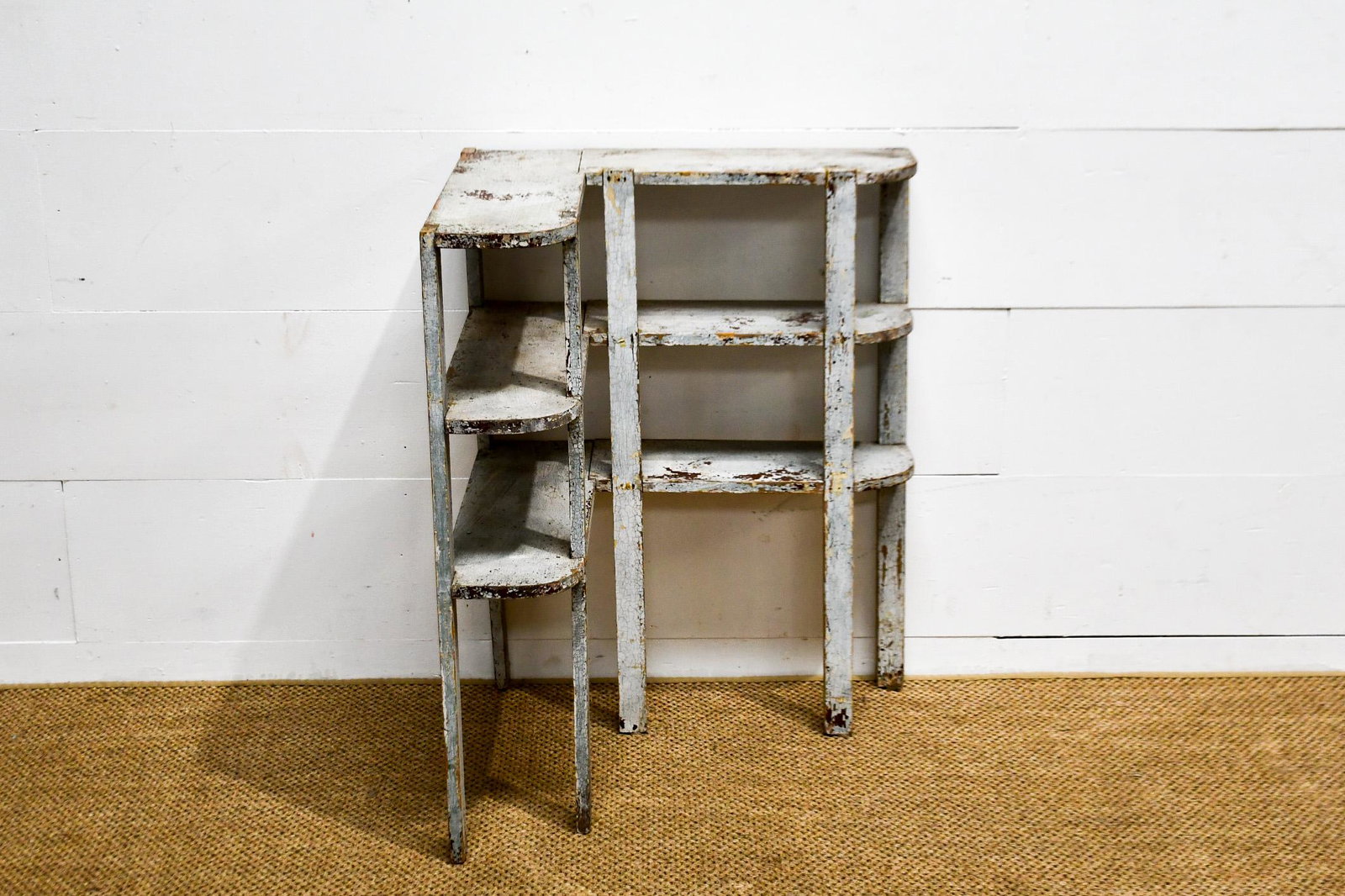 Pa. Painted Crock Shelf 36"H,   27"  x   23 1/2" (1 of 3)