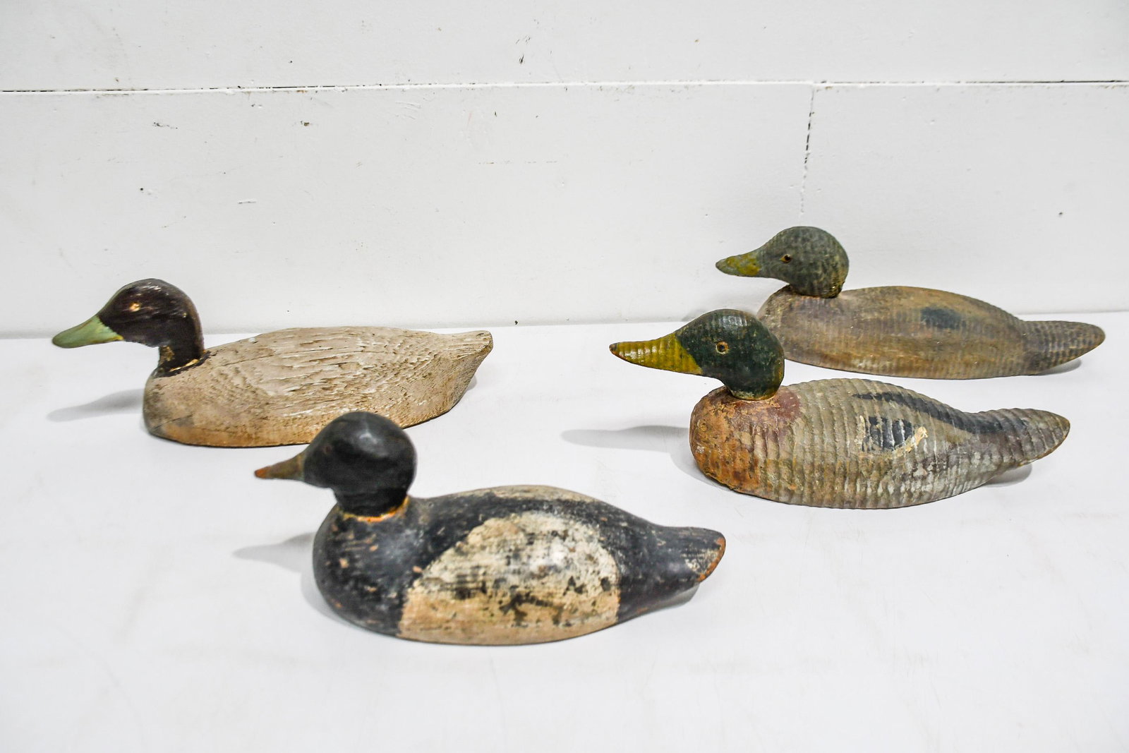 4pc. Lot of  Wooden Duck Decoys 6"H,   15"  x   5" (1 of 5)