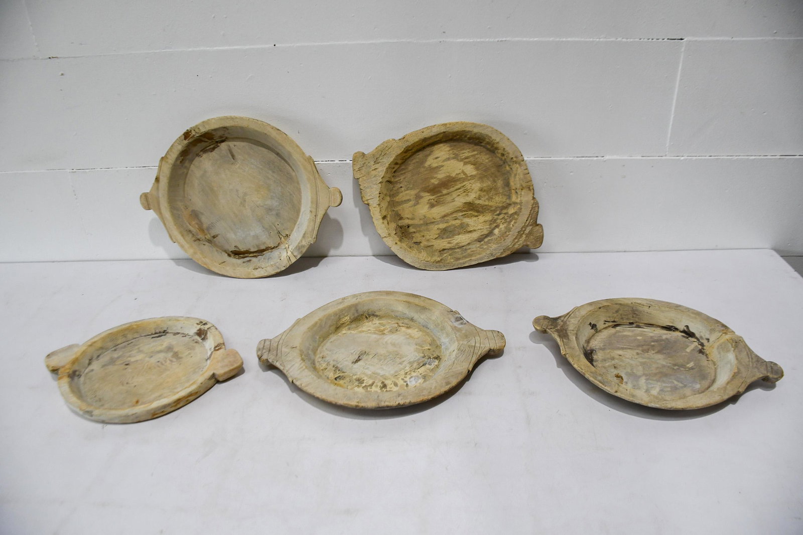 5pc. Lot of Wooden Trays largest   -   20 1/2"  x  16" (1 of 4)