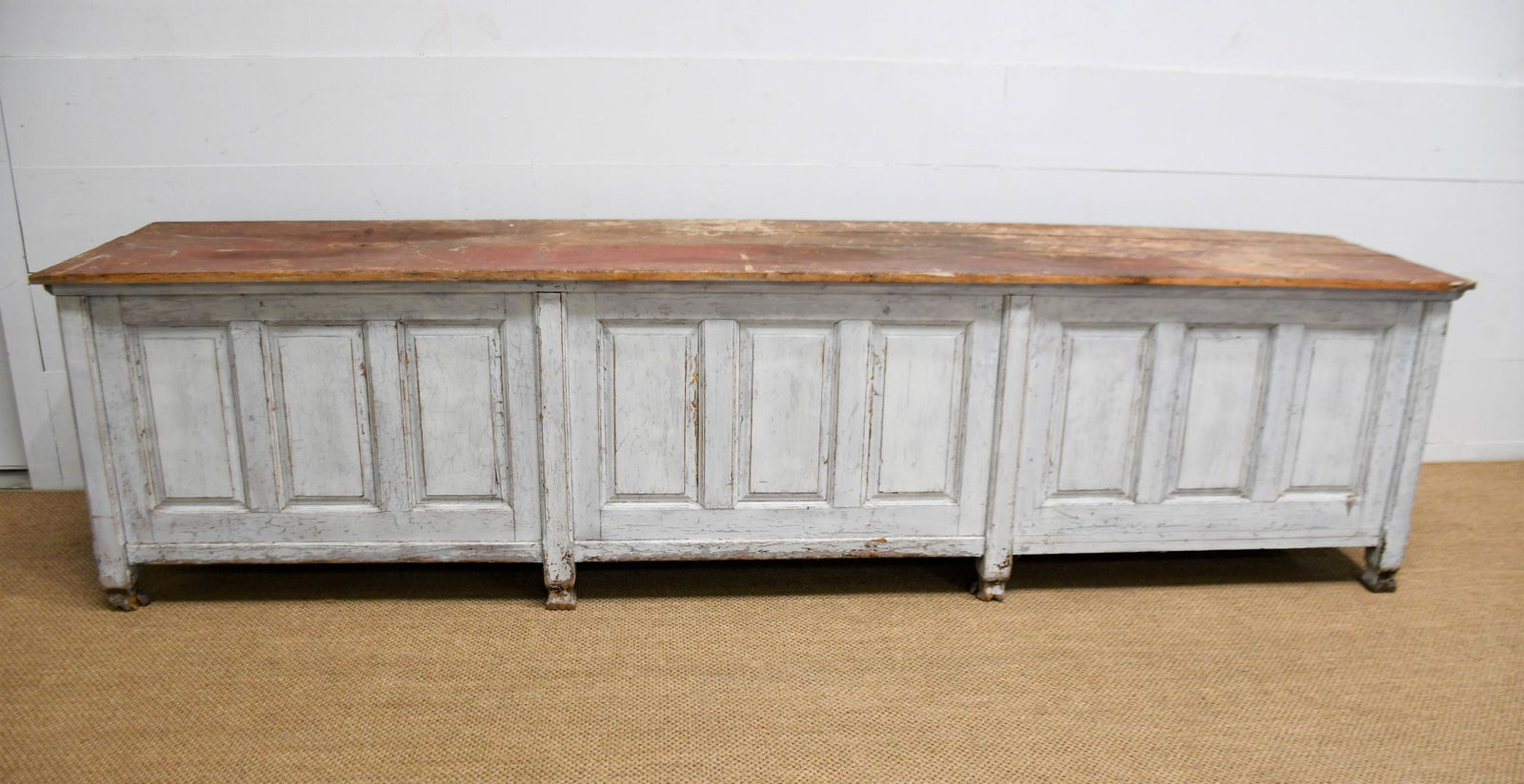 Ohio Painted Store Counter 32"H,   126"  x   27" (1 of 9)