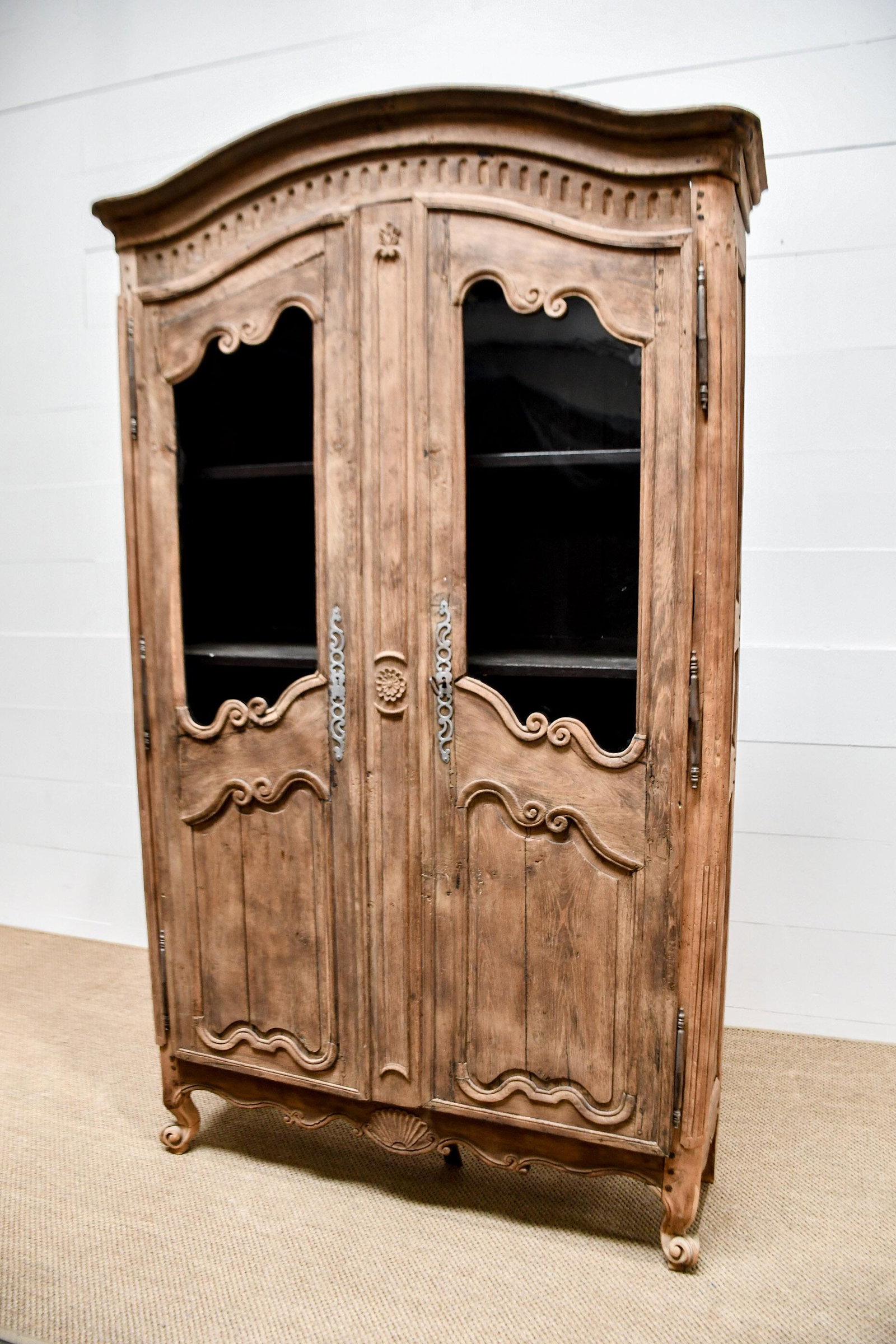 19th C. French Dish Cupboard 95"H,   52 1/2"  x   18" (1 of 5)