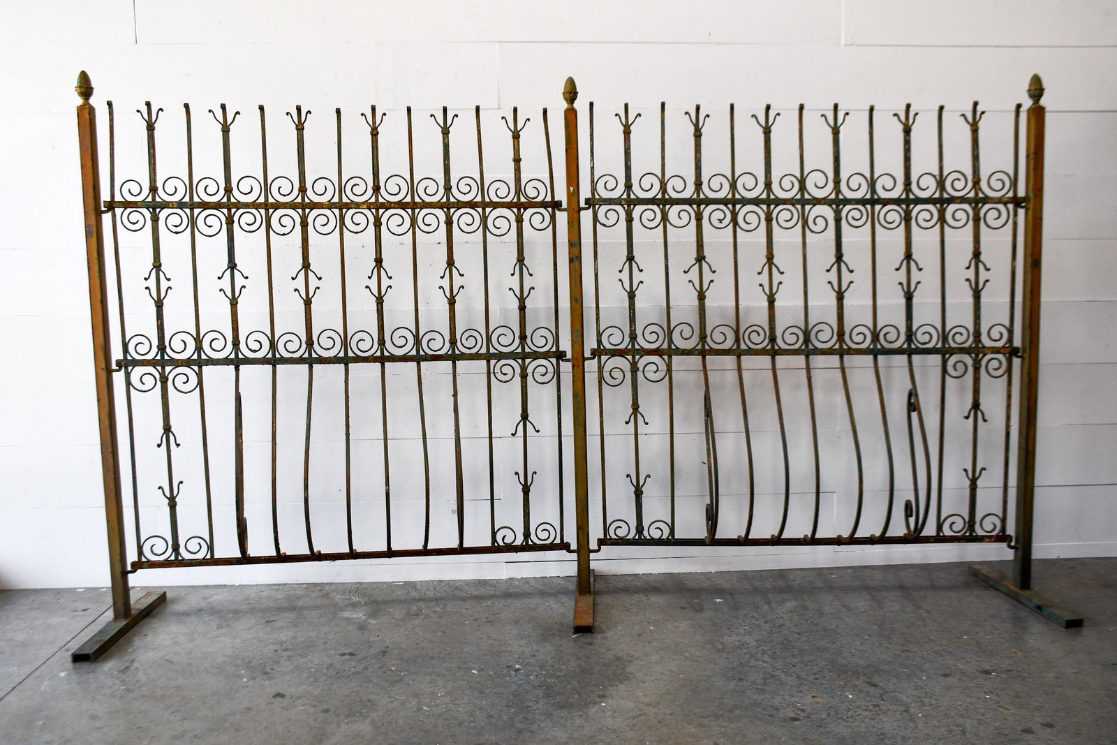 French Iron Fence 85"H,   150"  x   27" (1 of 6)