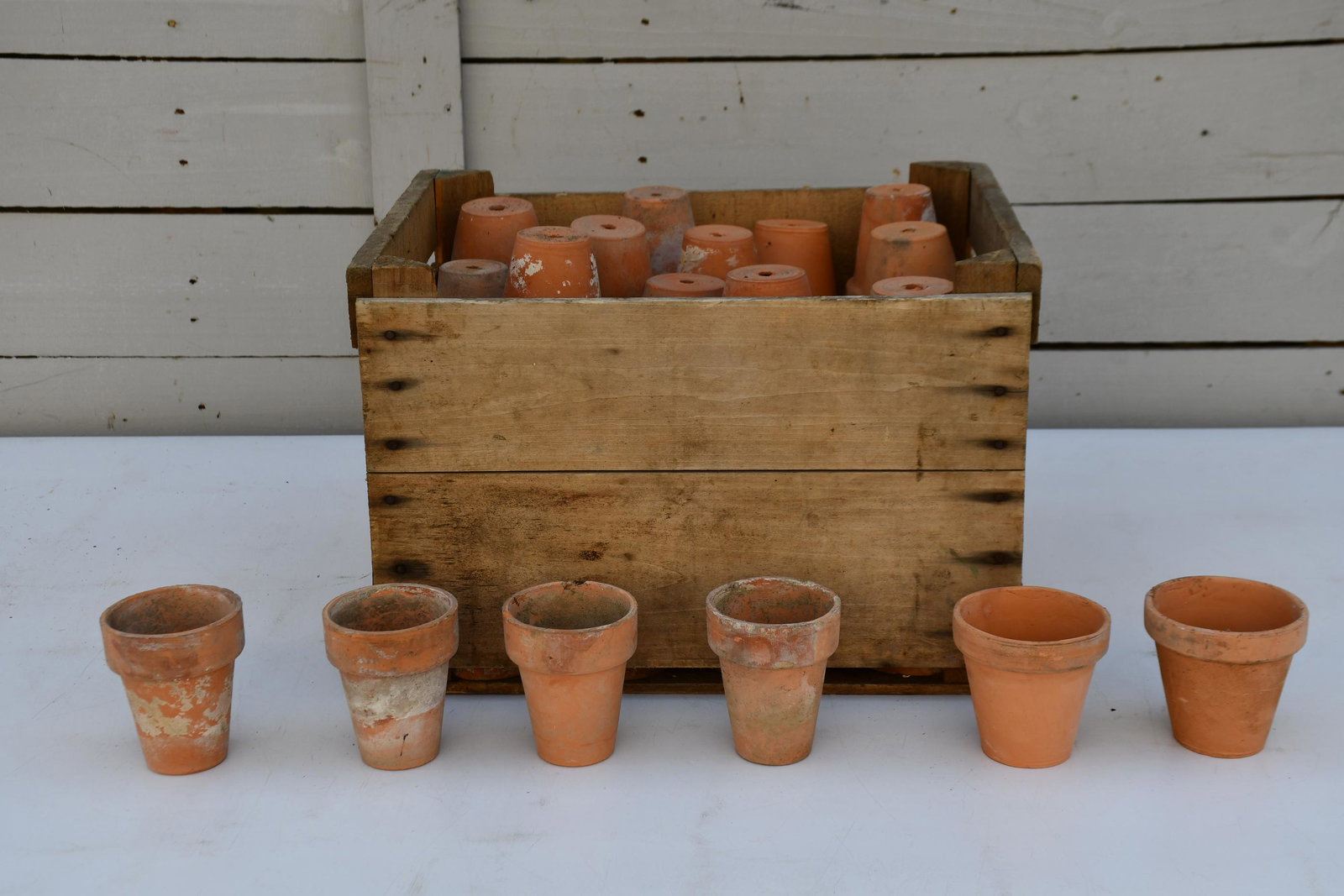 Group Lot of Clay Pots (1 of 2)