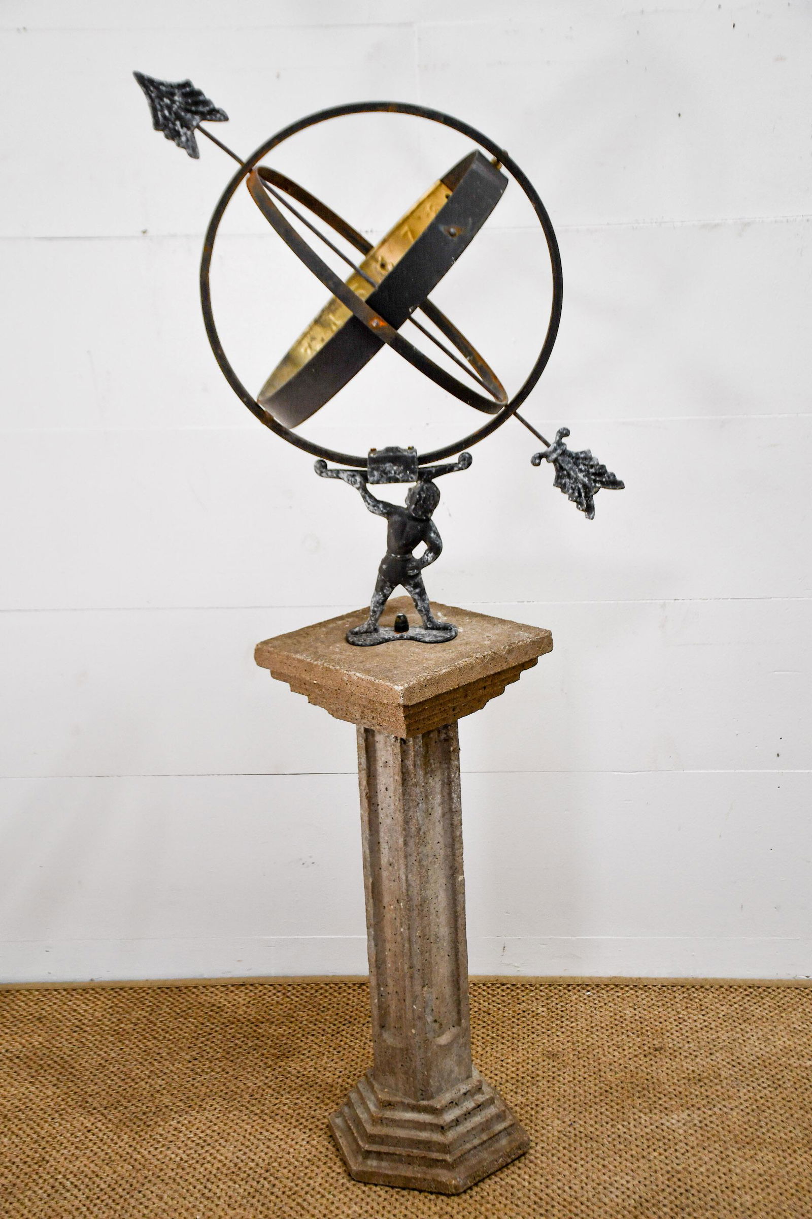 Garden Armillary 57 1/2"H,   23"  x   16 1/2" (1 of 3)