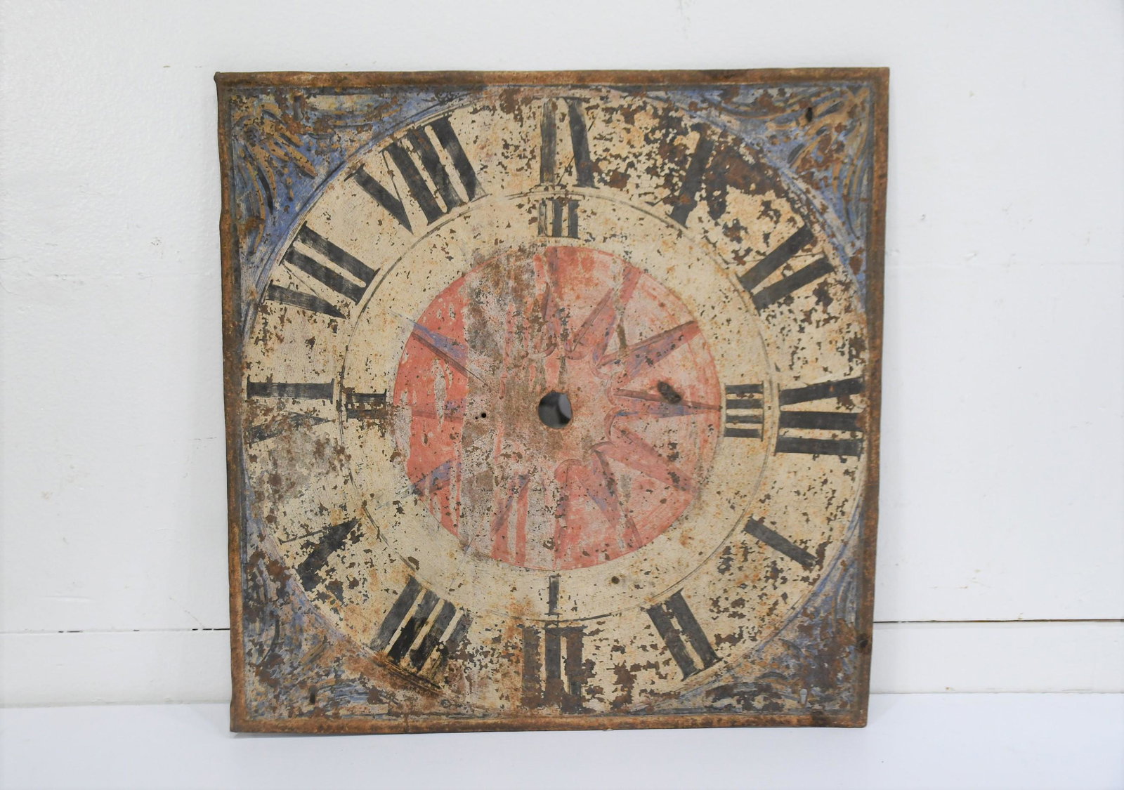 French Metal Painted Clock Face 19"  x   19" (1 of 2)