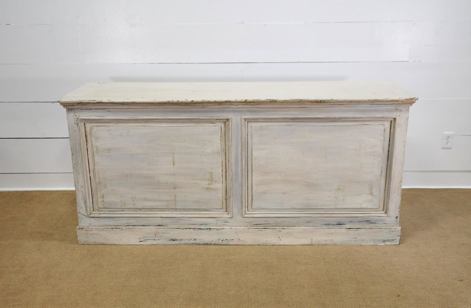 French Painted Store Counter 36 3/4"H,   82"  x   26 (1 of 7)