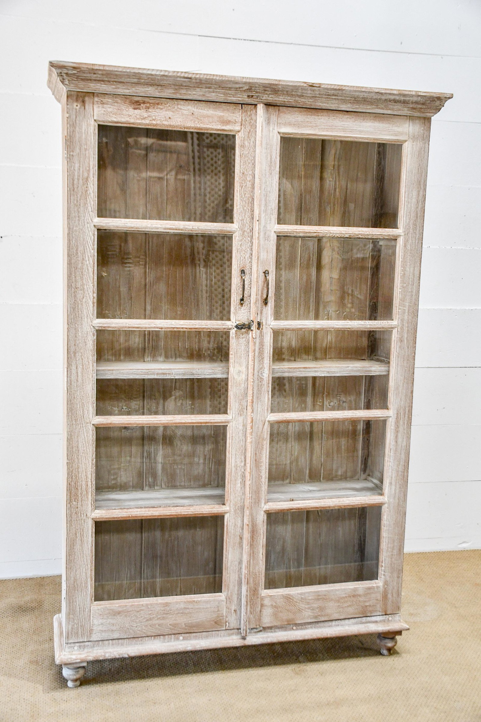 Country Store One Piece Cupboard 79"H,   51 1/2"(crown) (1 of 4)