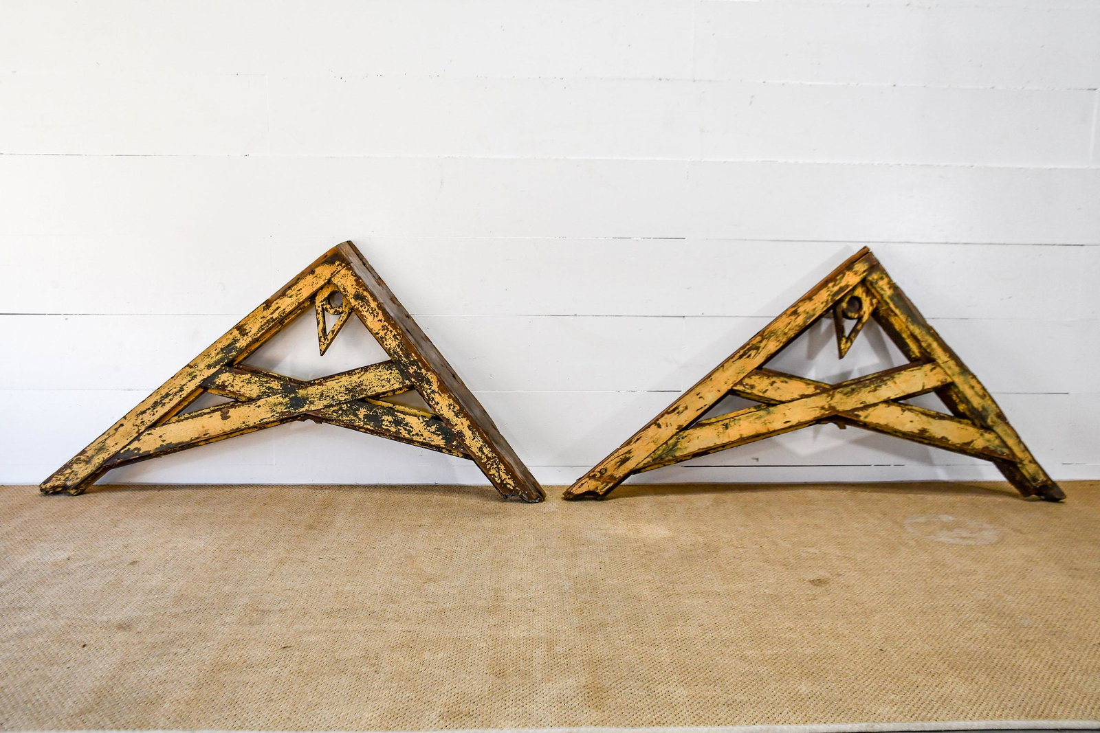 Pair of Architectural Painted Corbels 37"  x   72" (1 of 3)