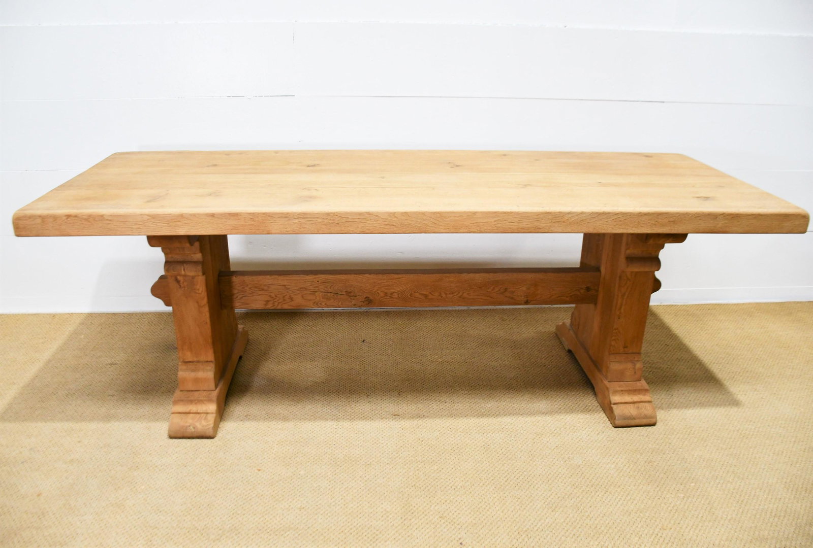 French Bleached Table 30"H,   86"  x   33" (1 of 5)