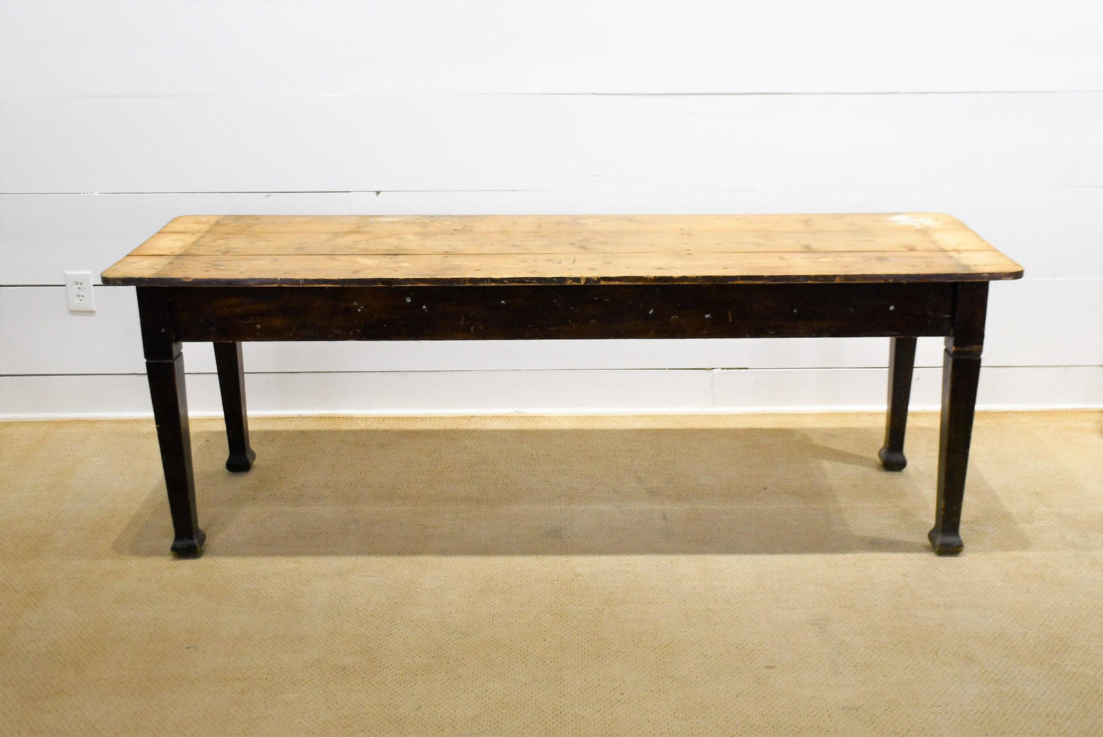 Painted Scrub Top Table 29"H,   83"  x   25 1/2" (1 of 7)