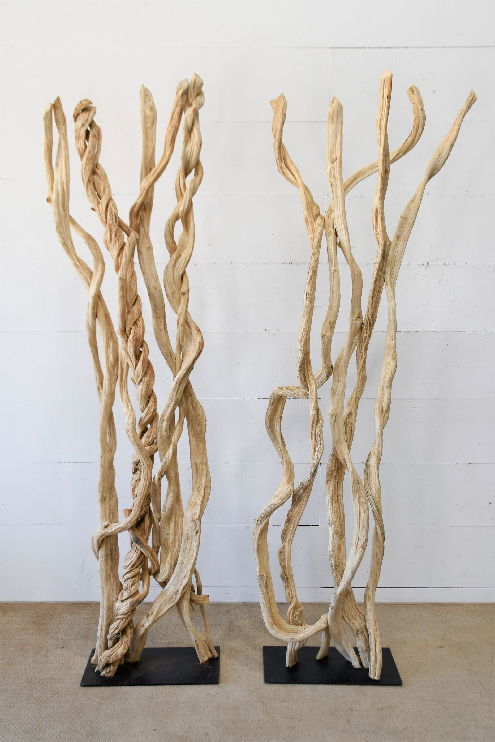 2-Pc Lot of Decorative Ribbon Wood 85"H,   22"  x   10" (1 of 5)
