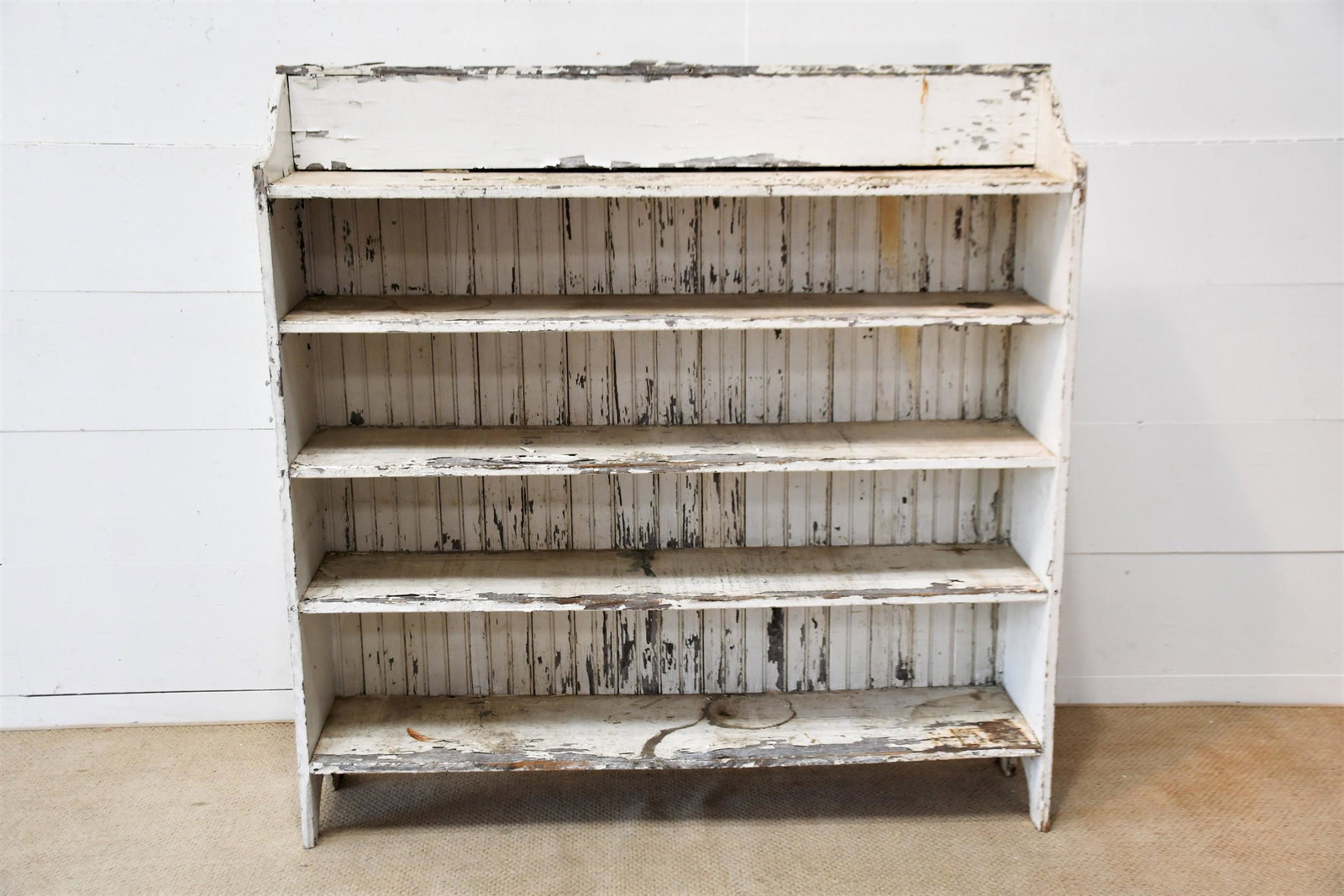 Painted Crock Shelf 54"H,   54"  x   12" (1 of 5)