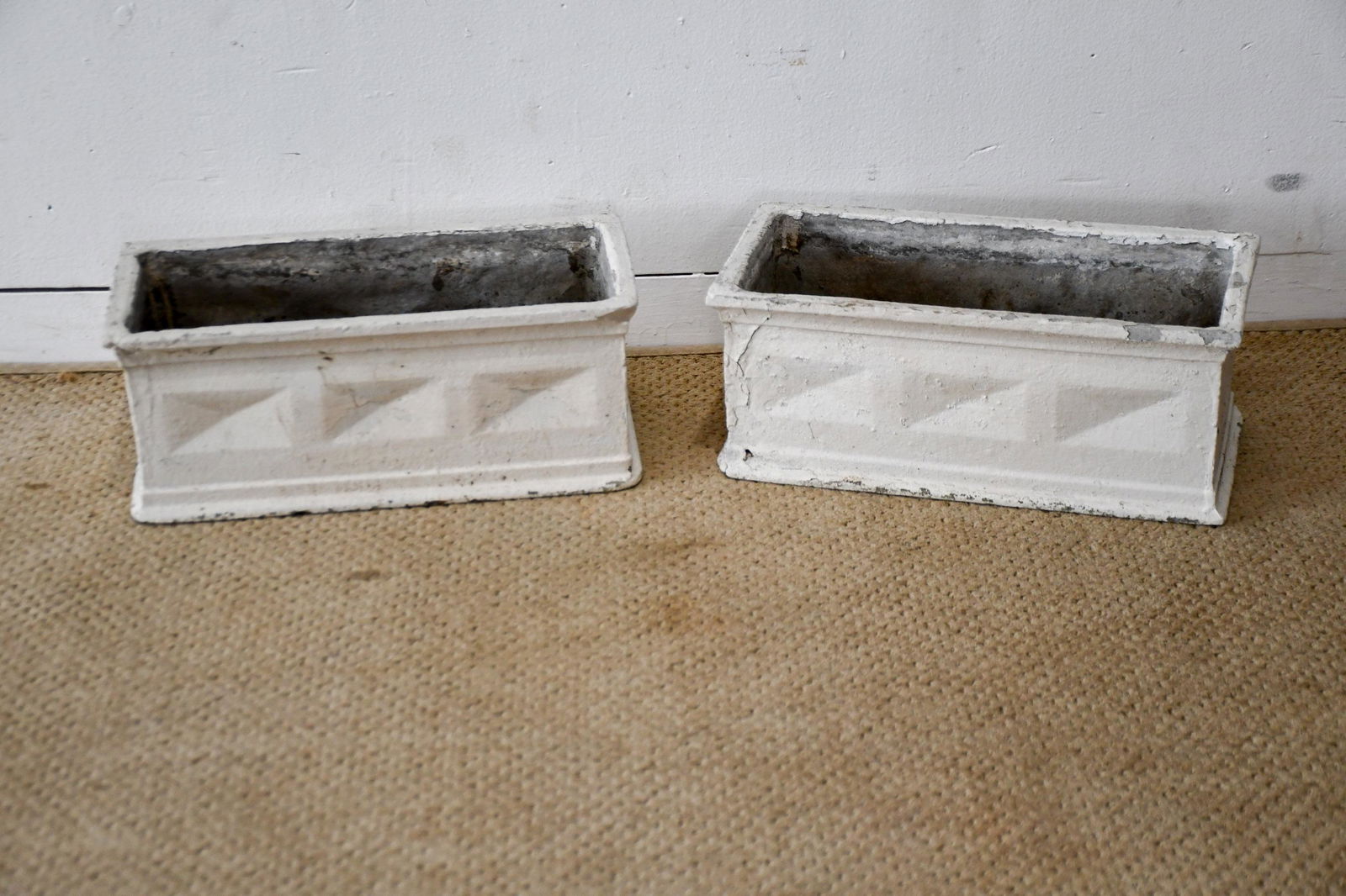 Pair of Willy Guhl Planters 7"H,   16"  x   7"      ea. (1 of 4)