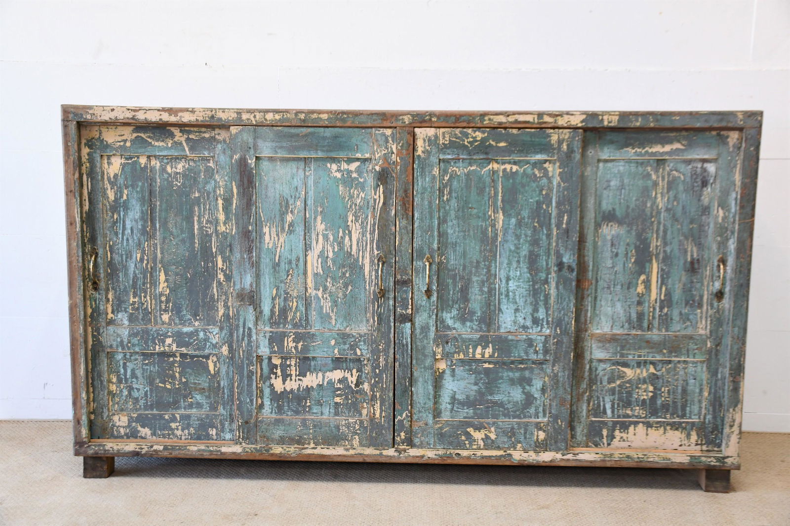 Painted Server w/ Sliding Doors 42"H,   75"  x   19" (1 of 6)