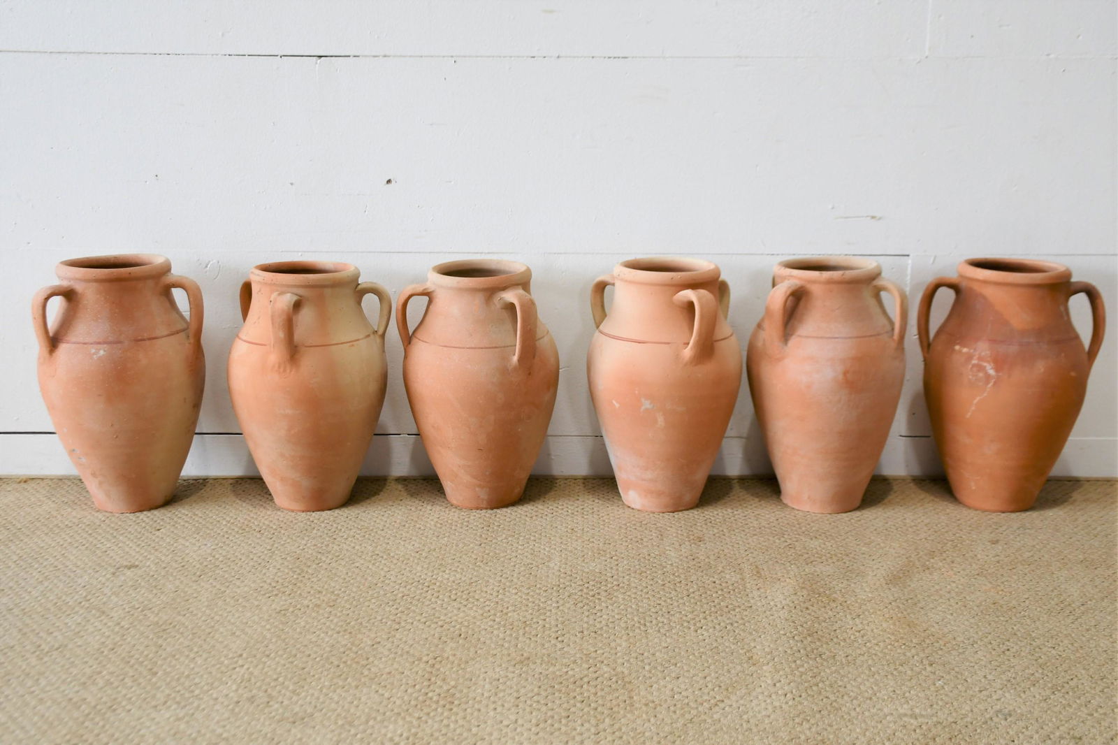 6pc. Lot of Garden Pots 13"H,   9 1/2" diam. (1 of 3)