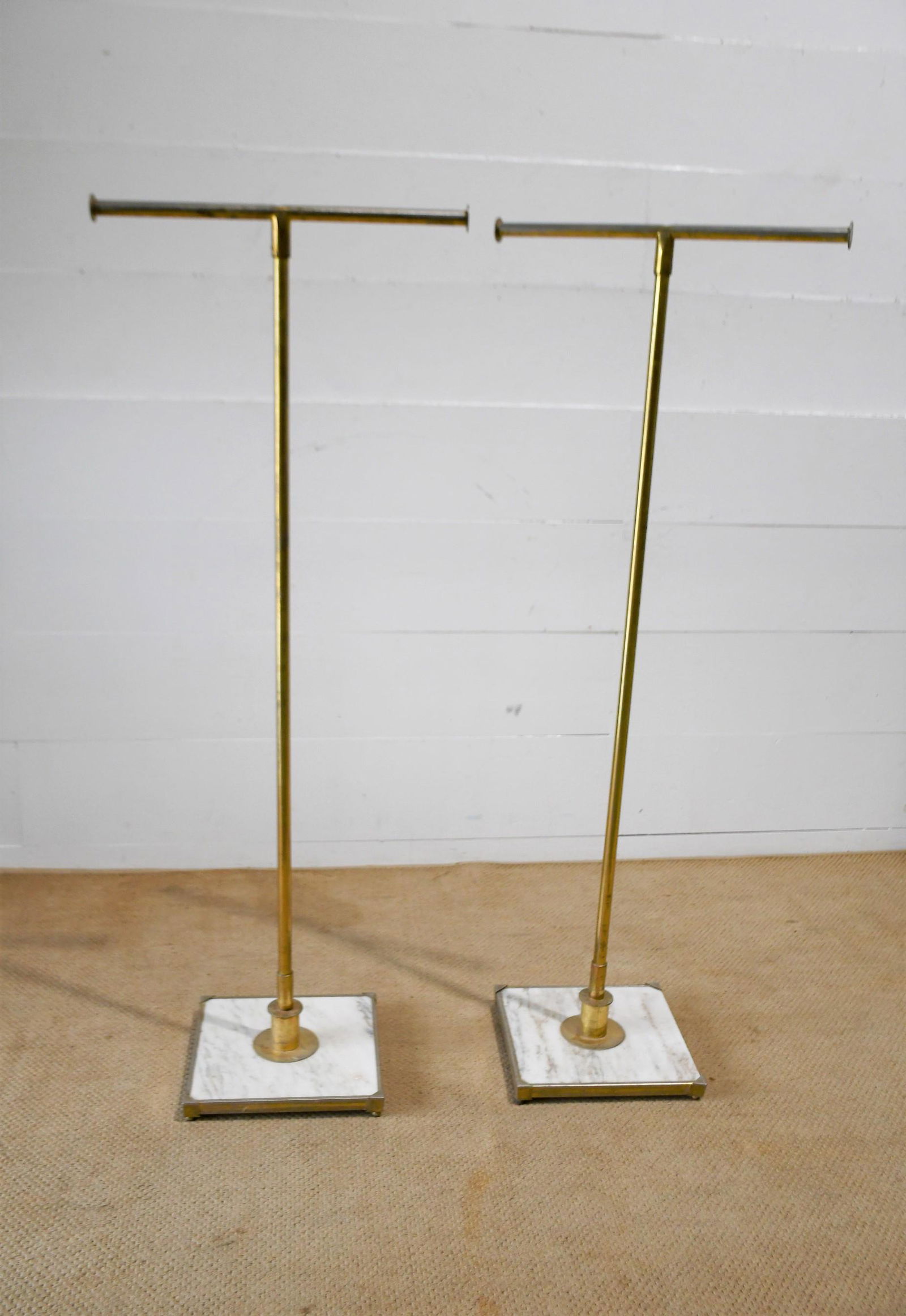 Pair of Clothes T - Bars 62 1/2"H, 24" x 14" ea.: Pair of Clothes T - Bars 62 1/2"H, 24" x 14" ea.