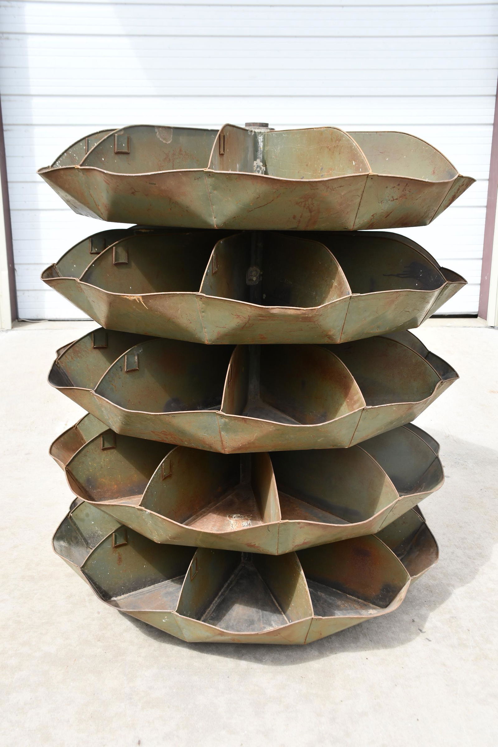 Hardware Store Revolving Bolt Bin 66"H,   59" diam. (1 of 4)