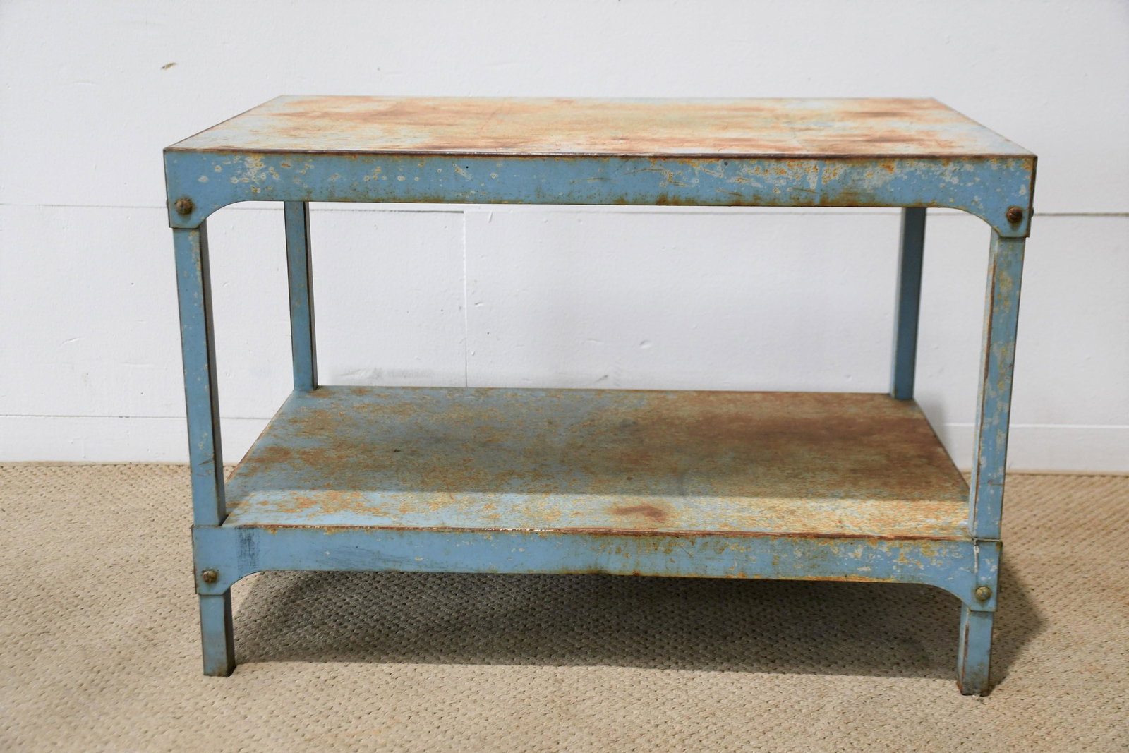 Industrial Metal Work Stand 20 1/2"H, 30" x 18 1/2": Industrial Metal Work Stand 20 1/2"H, 30" x 18 1/2"
