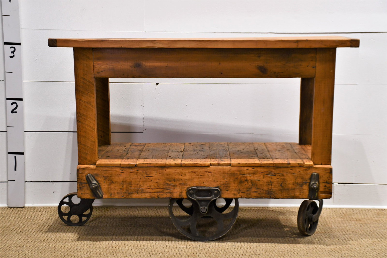 Industrial Work Island Cart 39"H x 56"L x 23"W: Industrial Work Island Cart 39"H x 56"L x 23"W