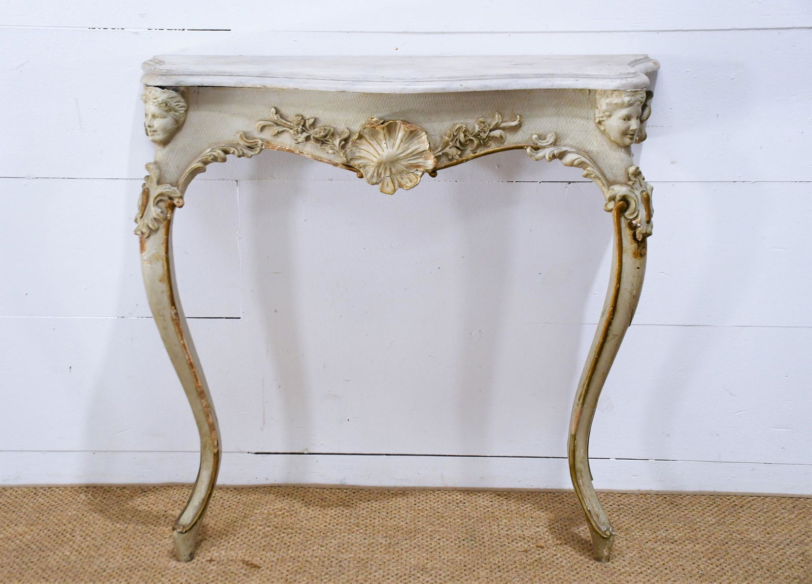 19th C. French Console 35"H  x  39"L  x  17"W (1 of 9)