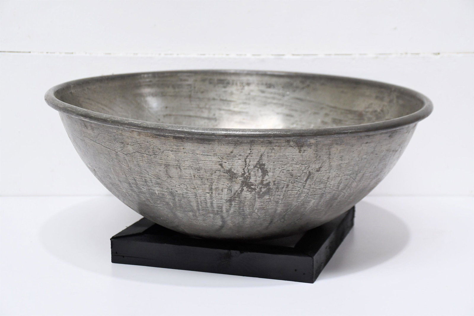 Industrial Bakery Bowl on Stand 9 1/2"H x 23 1/2" Diam.: Industrial Bakery Bowl on Stand 9 1/2"H x 23 1/2" Diam.
