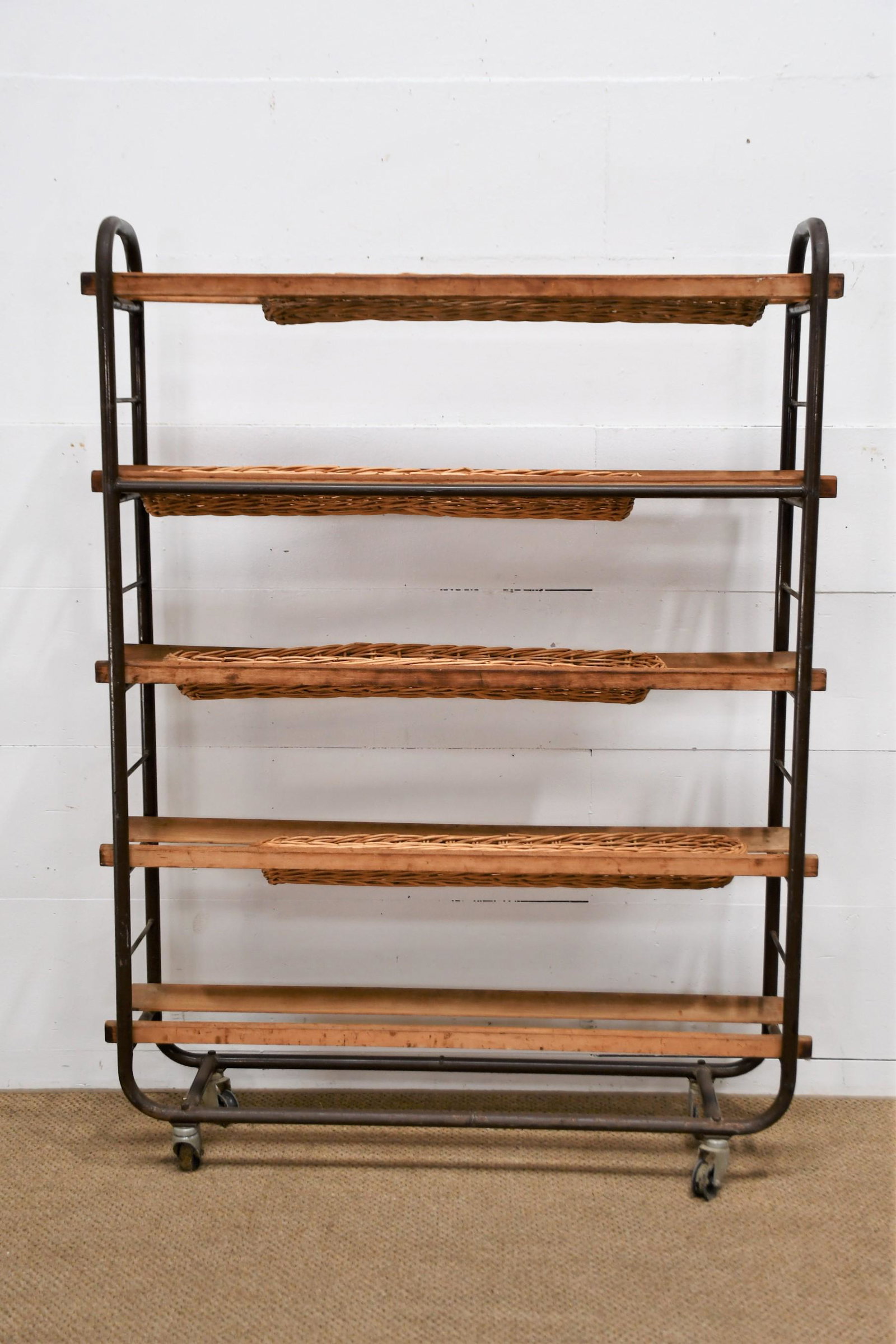 French Baguette Cart 60 1/2"H x 45"L x 11"W: French Baguette Cart 60 1/2"H x 45"L x 11"W
