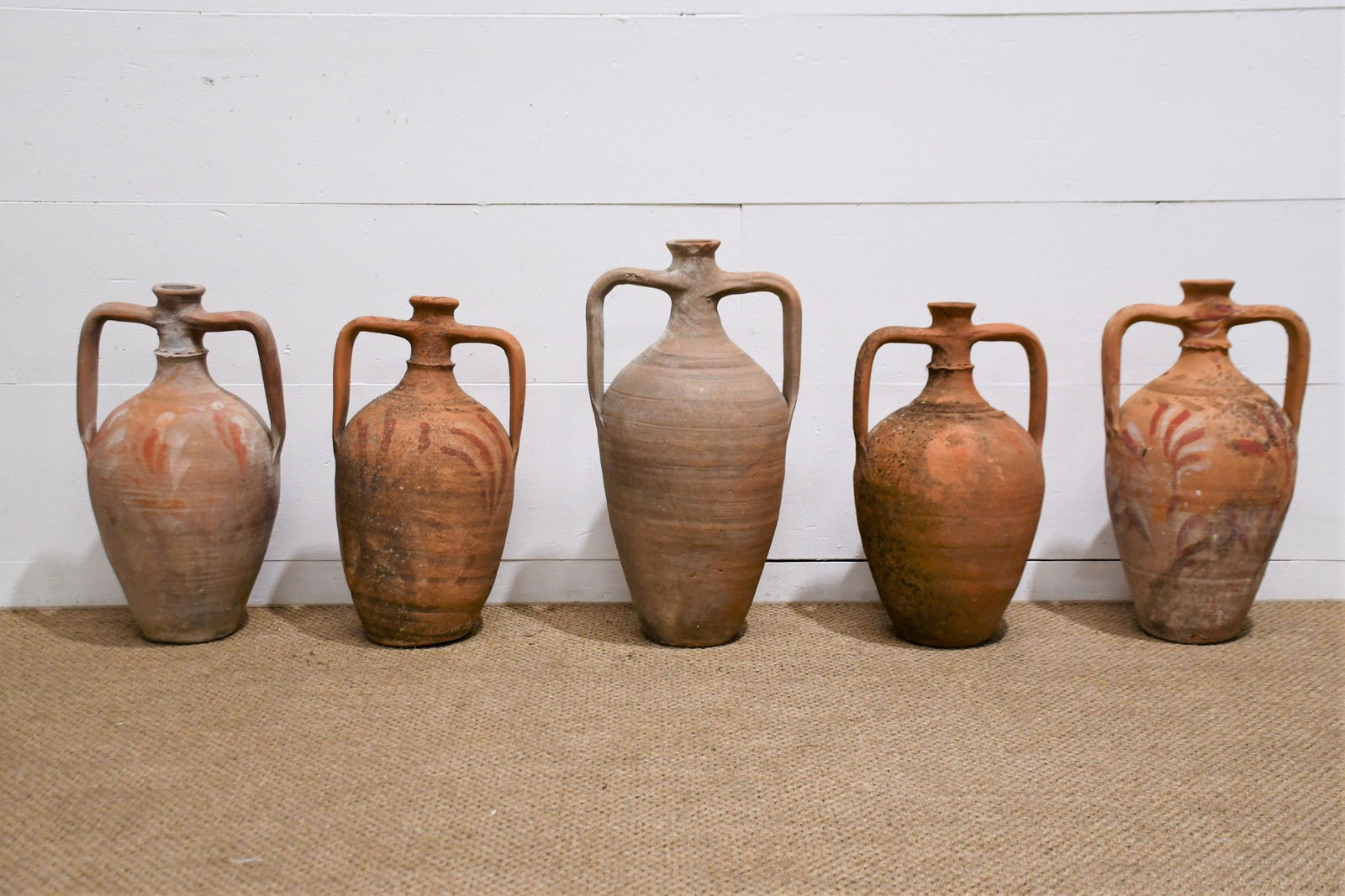 5 PC Early Garden Pots 24"H  x  12 1/2"  x  10"    -   Largest (1 of 8)