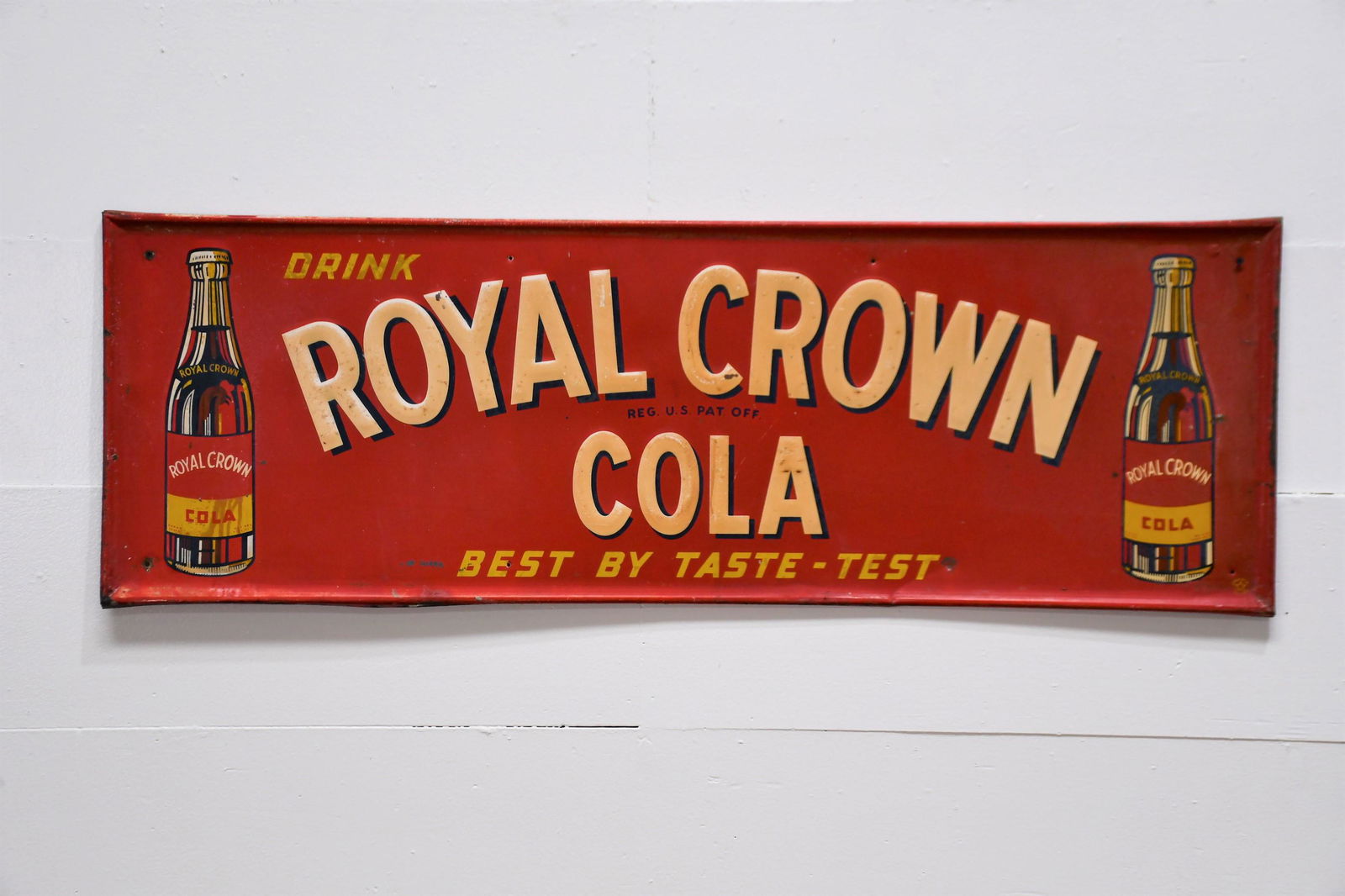 Drink Royal Crown Cola Sign Metal 18
