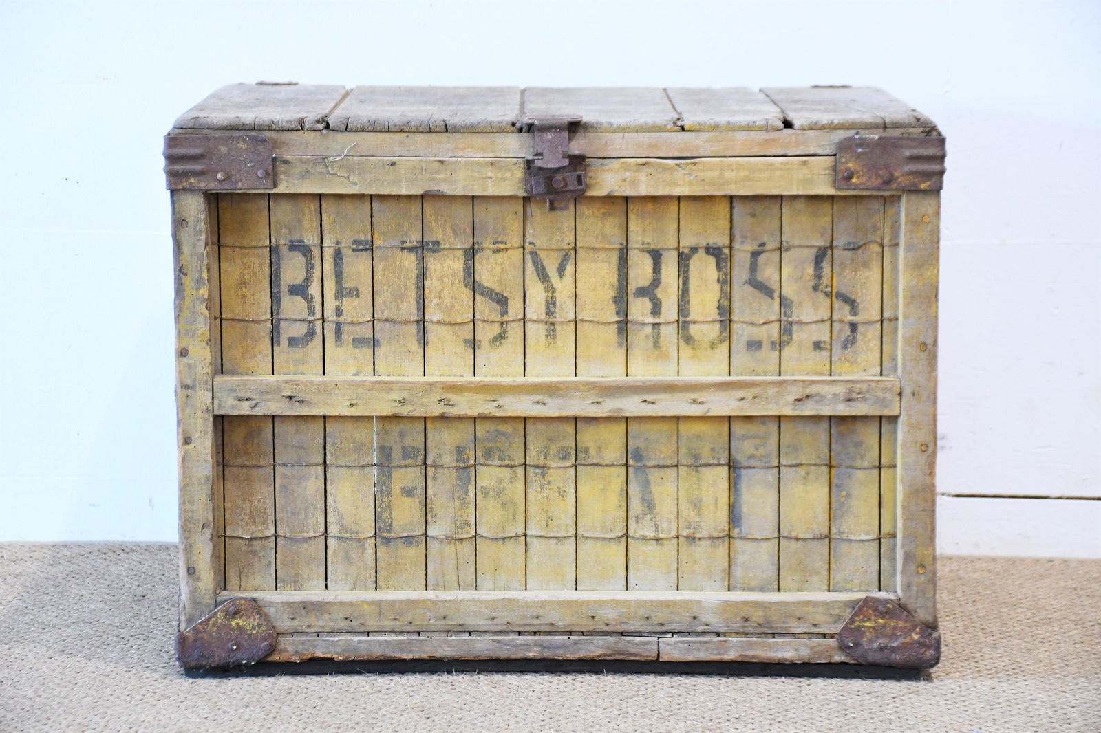 Betsy Ross Bread Shipping Crate 21"H  x  28 1/2"L  x  21"W (1 of 5)