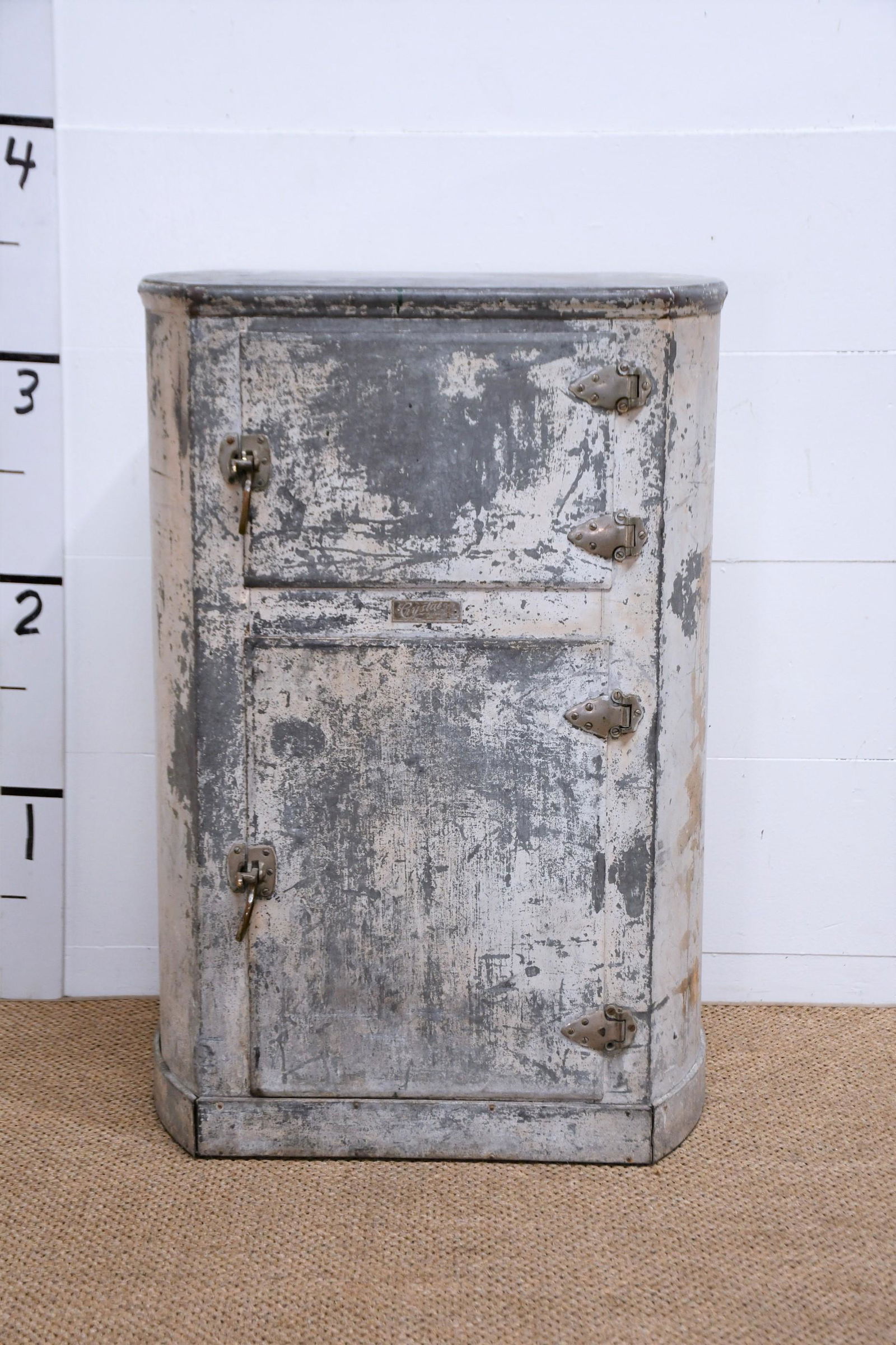Painted Galvanized Ice Box 41"H  x  28"L  x  19 1/2"W (1 of 8)